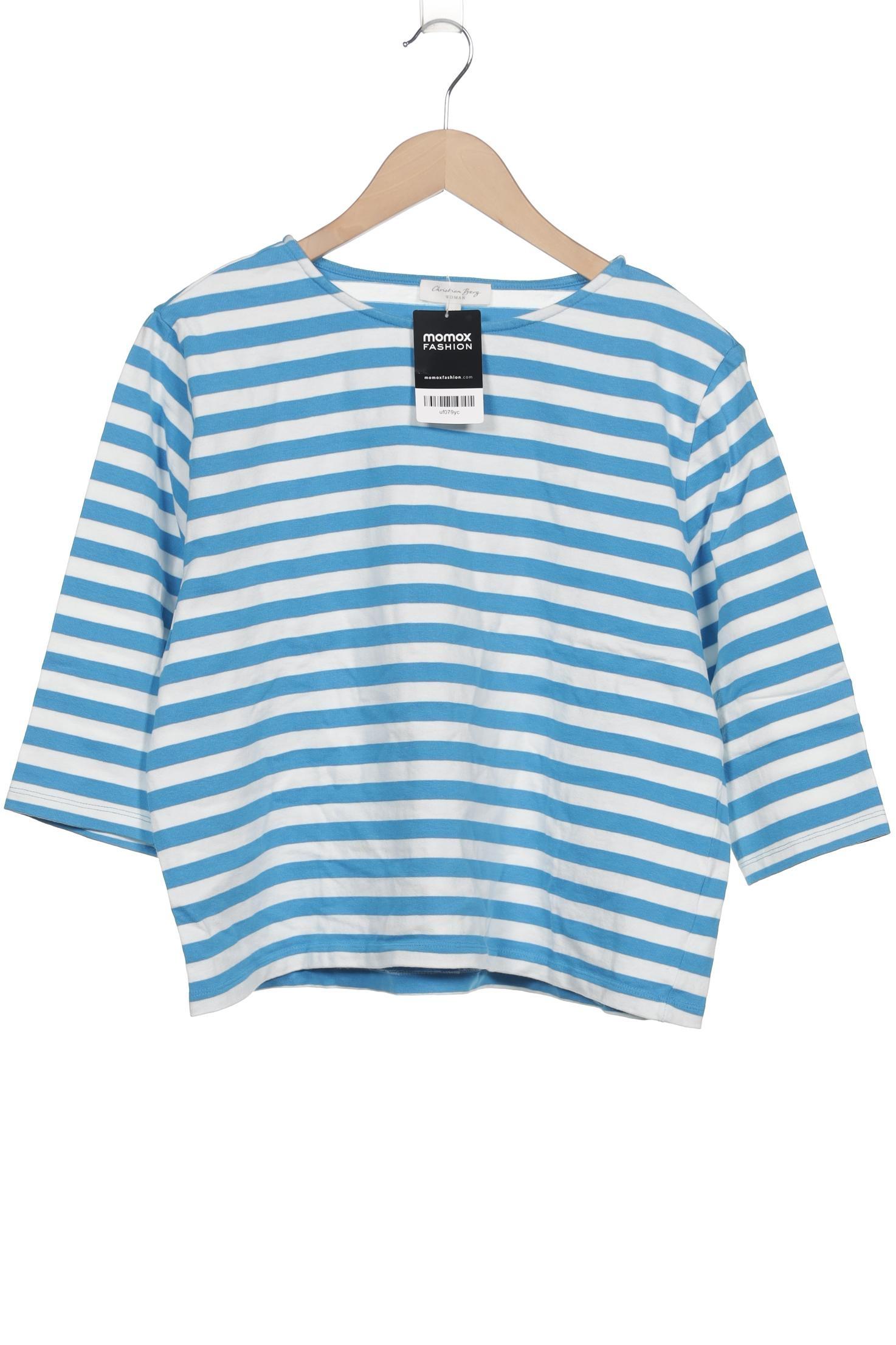 

Christian Berg Damen Langarmshirt, blau, Gr. 44