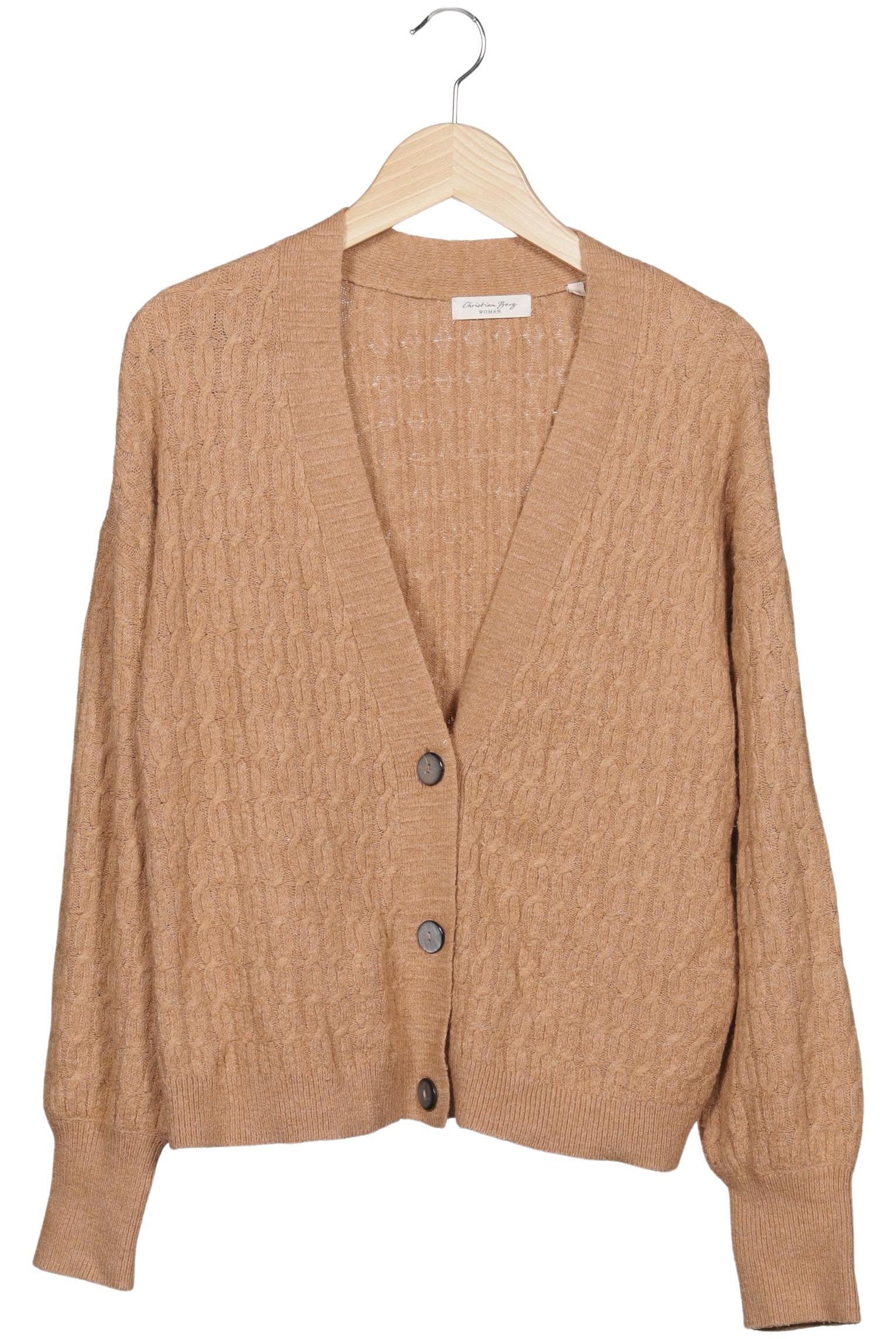 

Christian Berg Damen Strickjacke, beige, Gr. 42