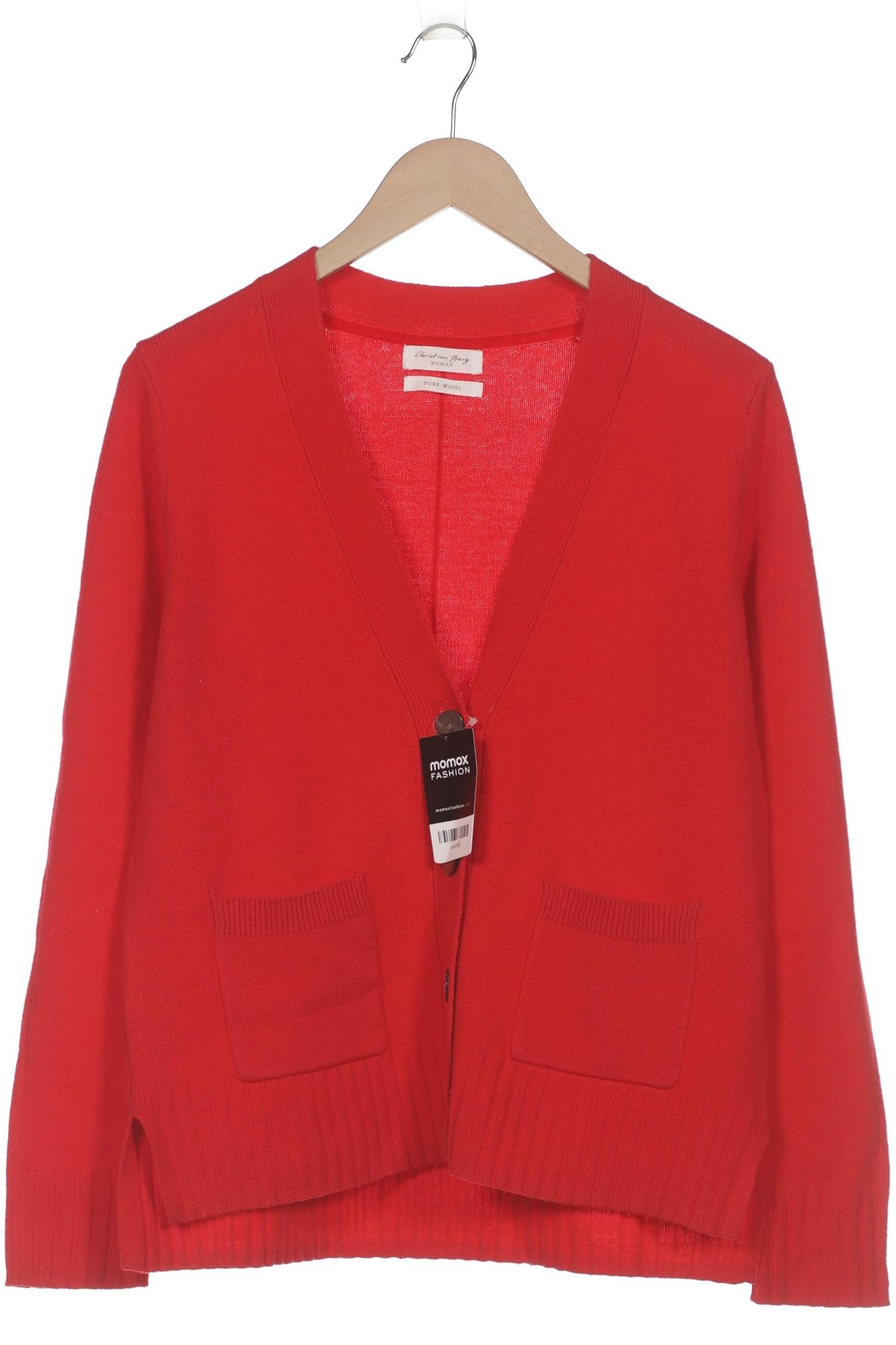 

Christian Berg Damen Strickjacke, rot, Gr. 36