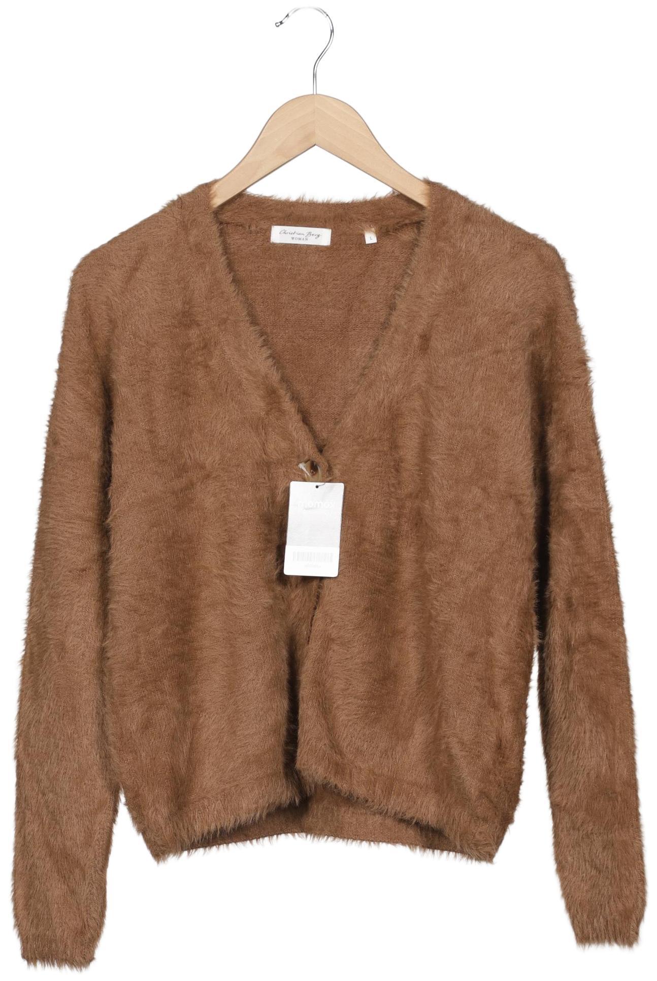 

Christian Berg Damen Strickjacke, braun, Gr. 42