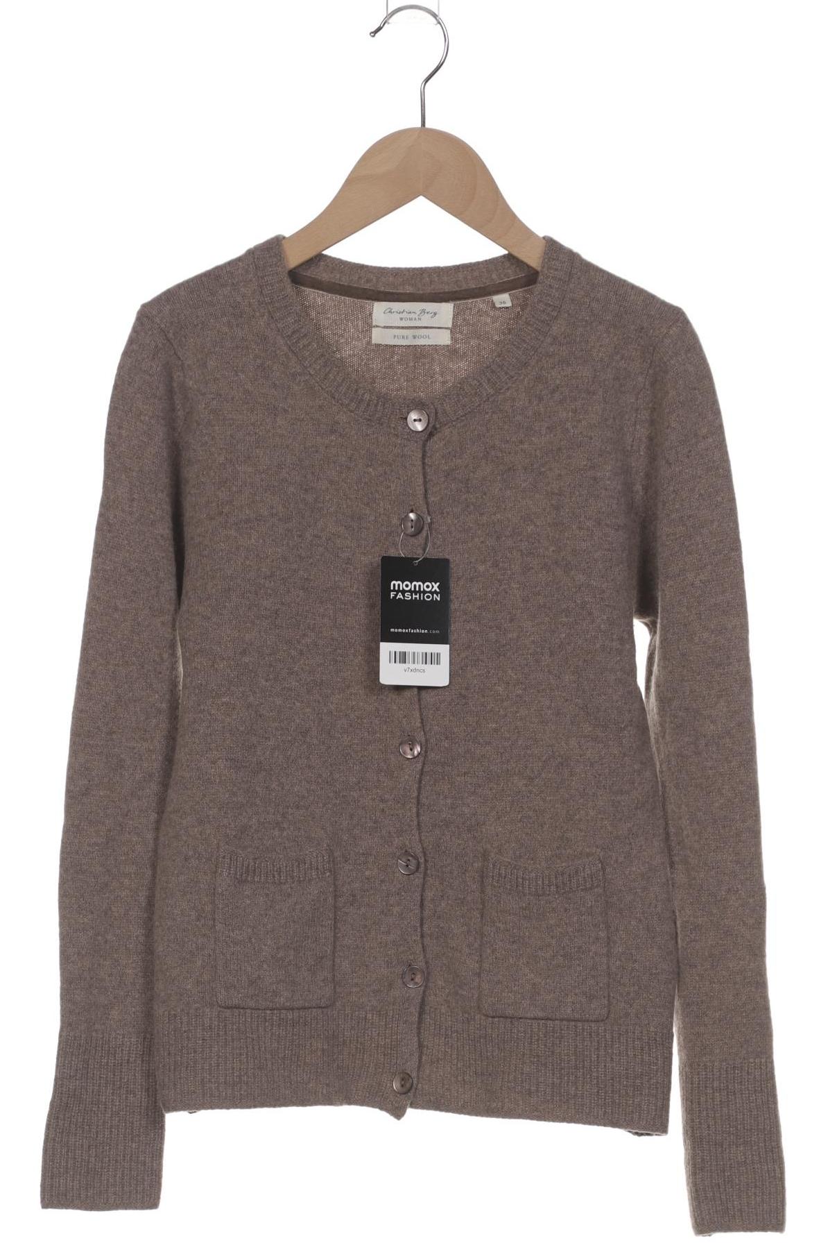 

Christian Berg Damen Strickjacke, braun, Gr. 36