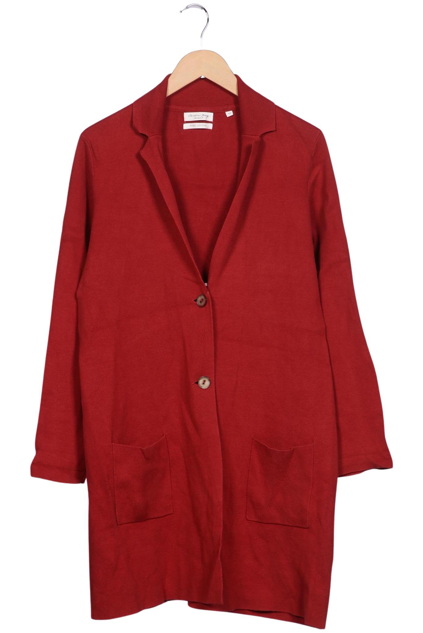 

Christian Berg Damen Strickjacke, rot, Gr. 44