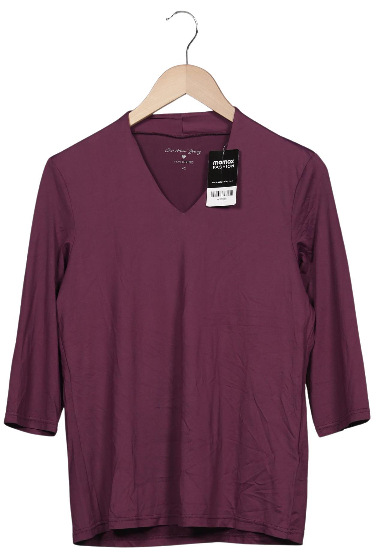 

Christian Berg Damen Langarmshirt, bordeaux, Gr. 42