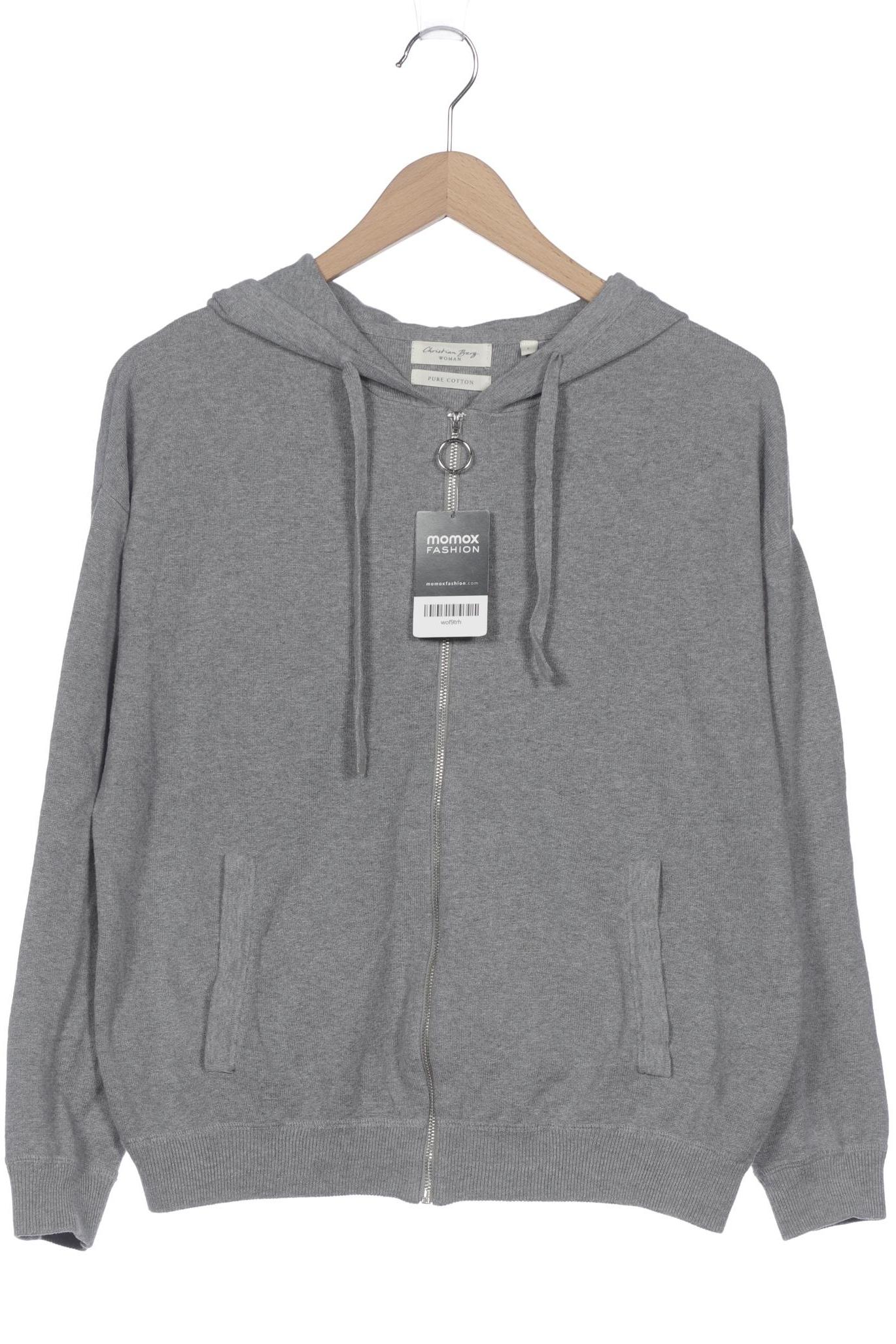 

Christian Berg Damen Kapuzenpullover, grau, Gr. 42