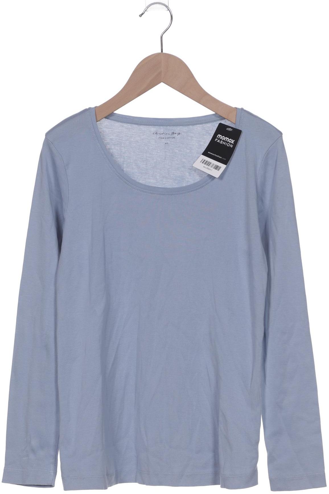 

Christian Berg Damen Langarmshirt, blau, Gr. 40