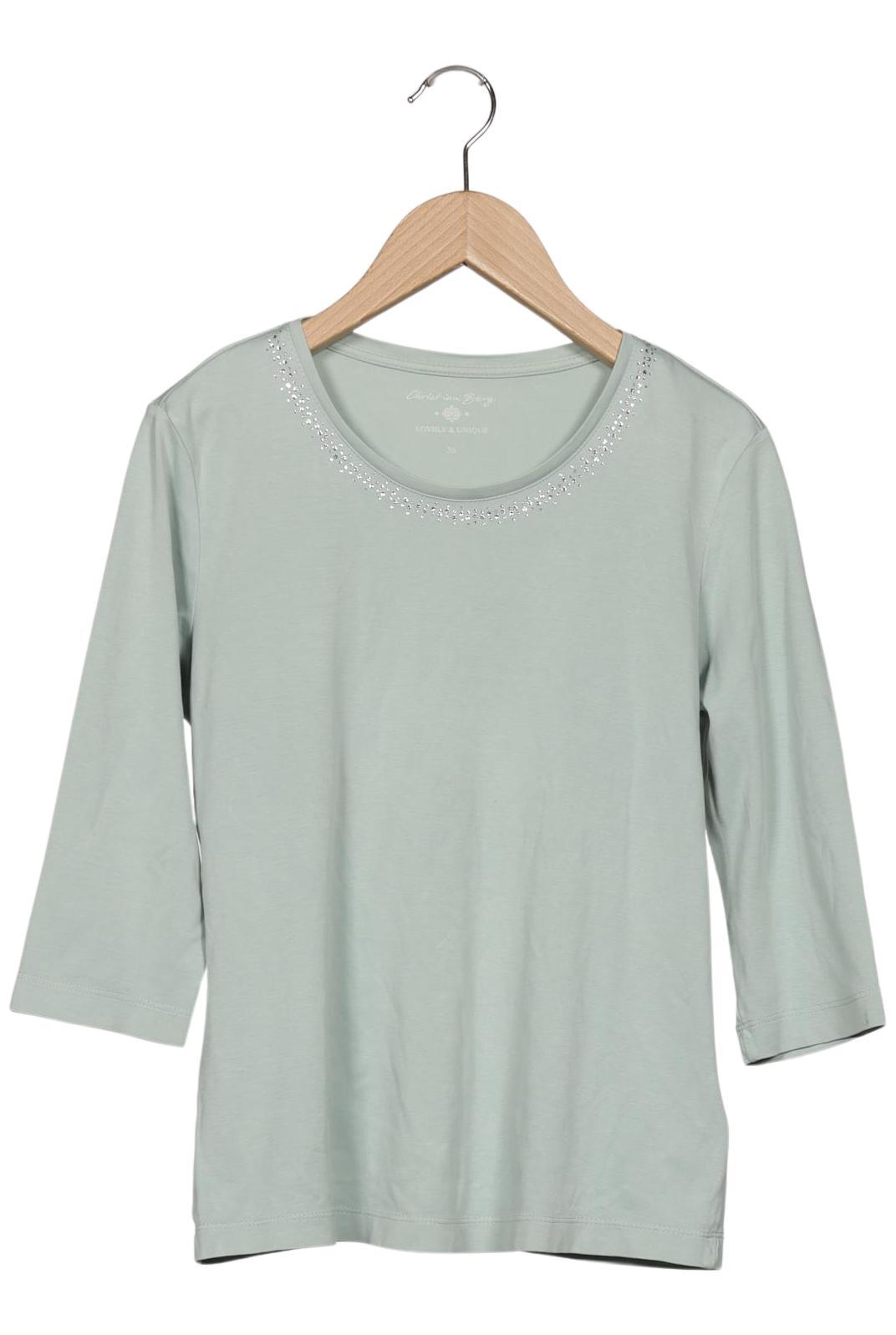 

Christian Berg Damen Langarmshirt, hellgrün, Gr. 36