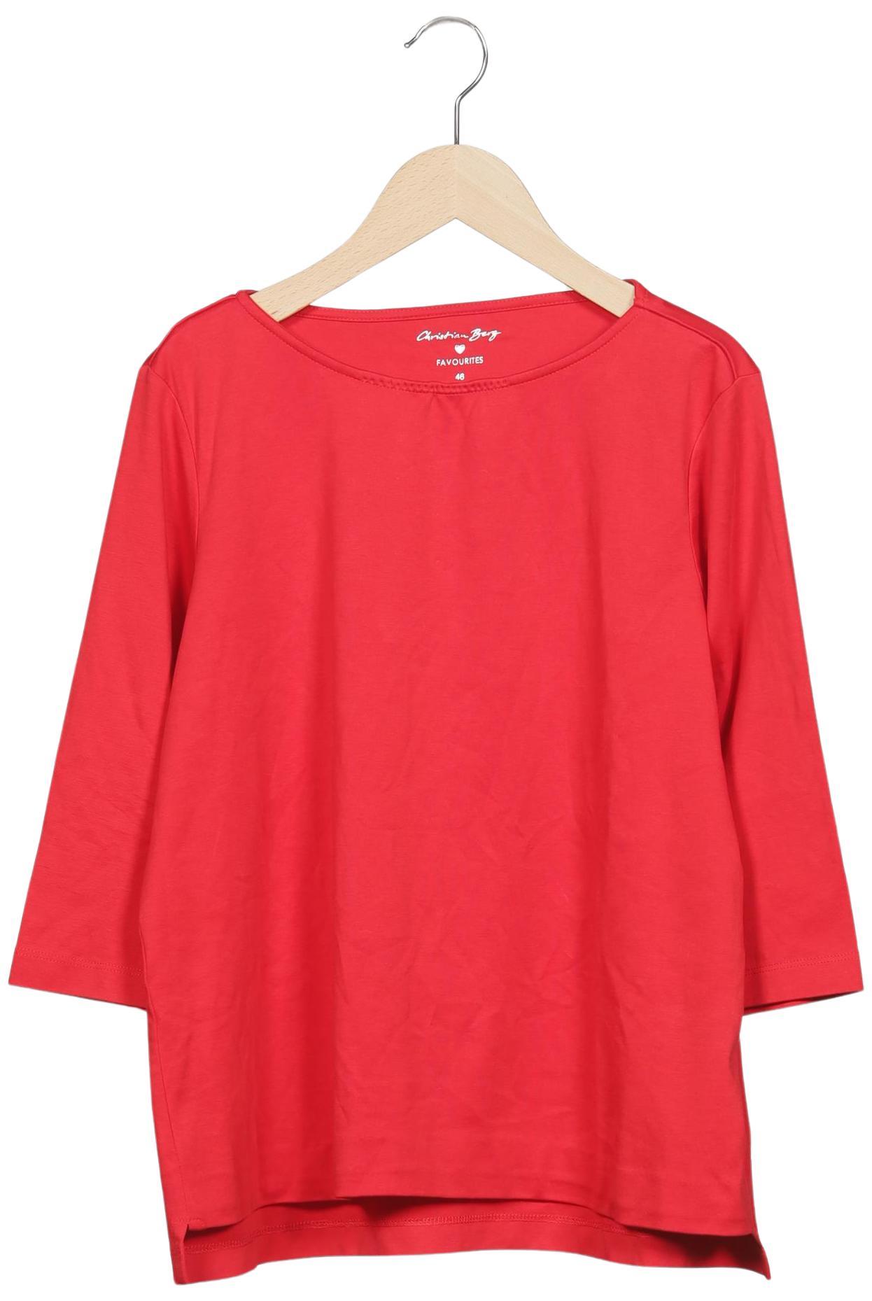 

Christian Berg Damen Langarmshirt, rot, Gr. 46