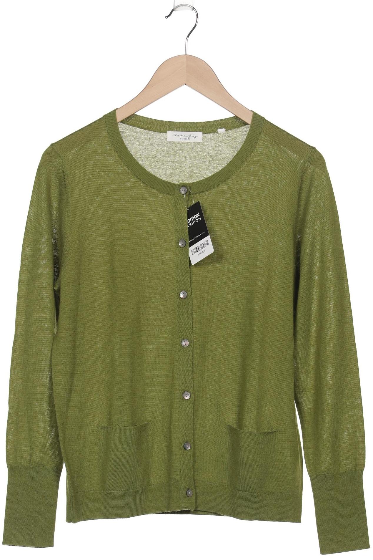 

Christian Berg Damen Strickjacke, grün, Gr. 38