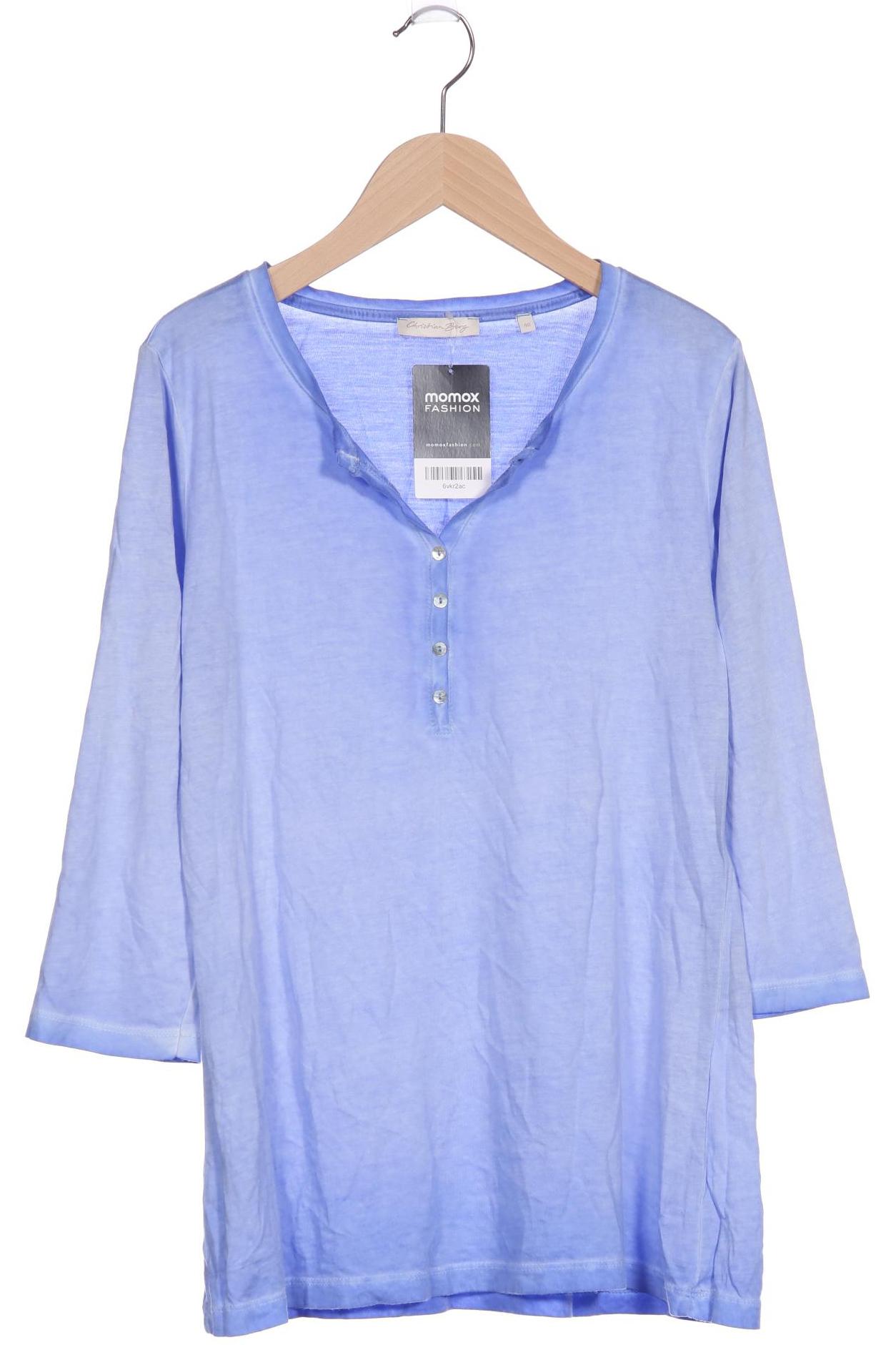 

Christian Berg Damen Langarmshirt, blau, Gr. 40