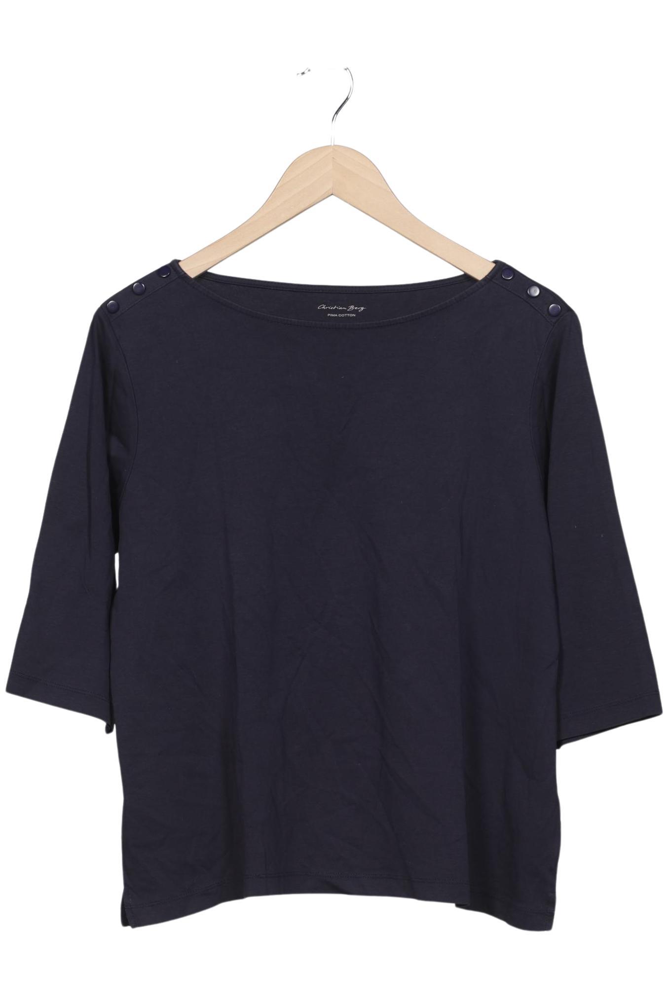 

Christian Berg Damen Langarmshirt, marineblau, Gr. 48