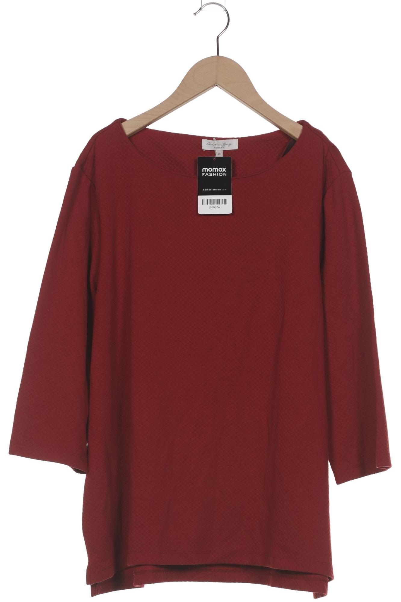 

Christian Berg Damen Langarmshirt, bordeaux, Gr. 48