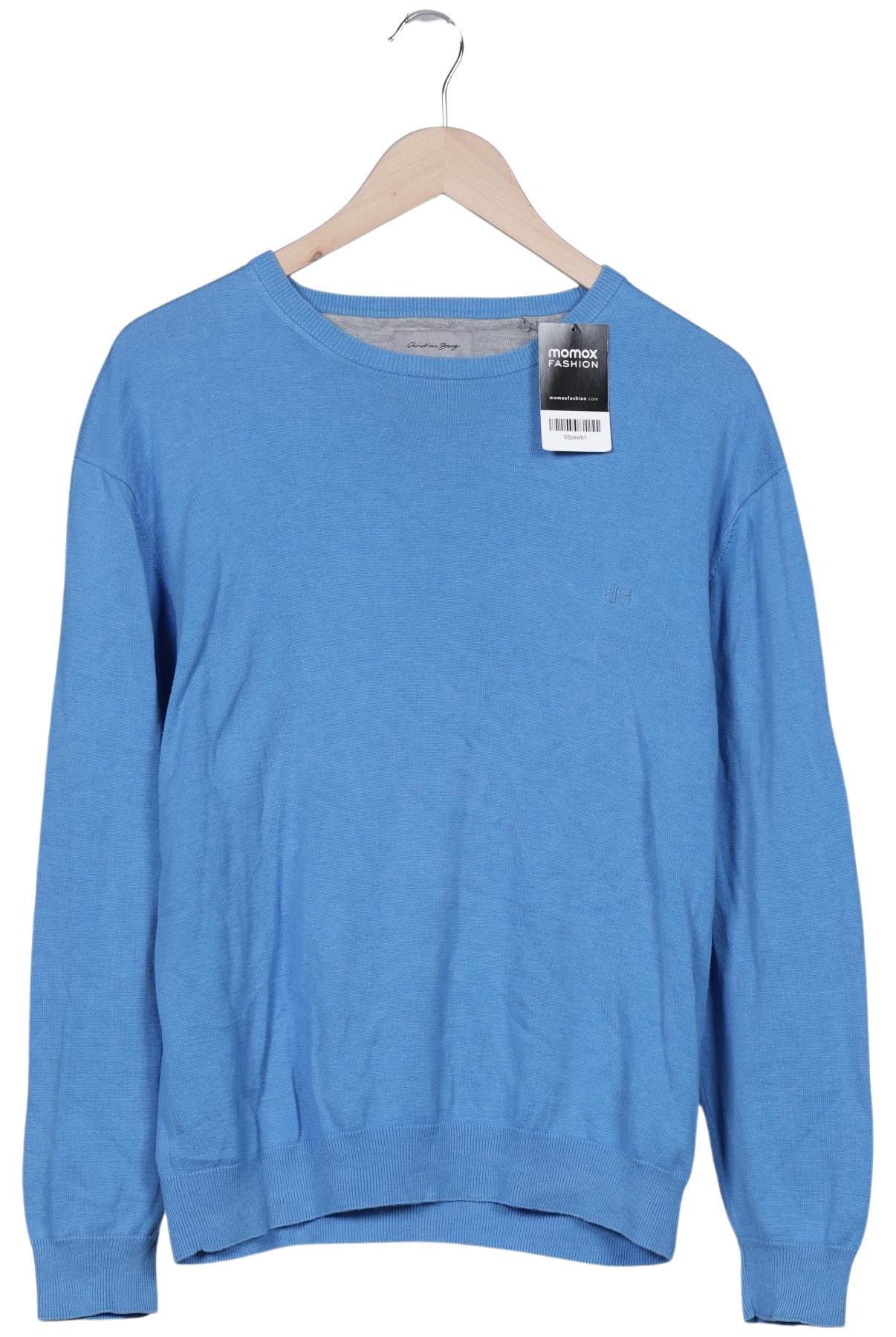 

Christian Berg Herren Pullover, blau, Gr. 48