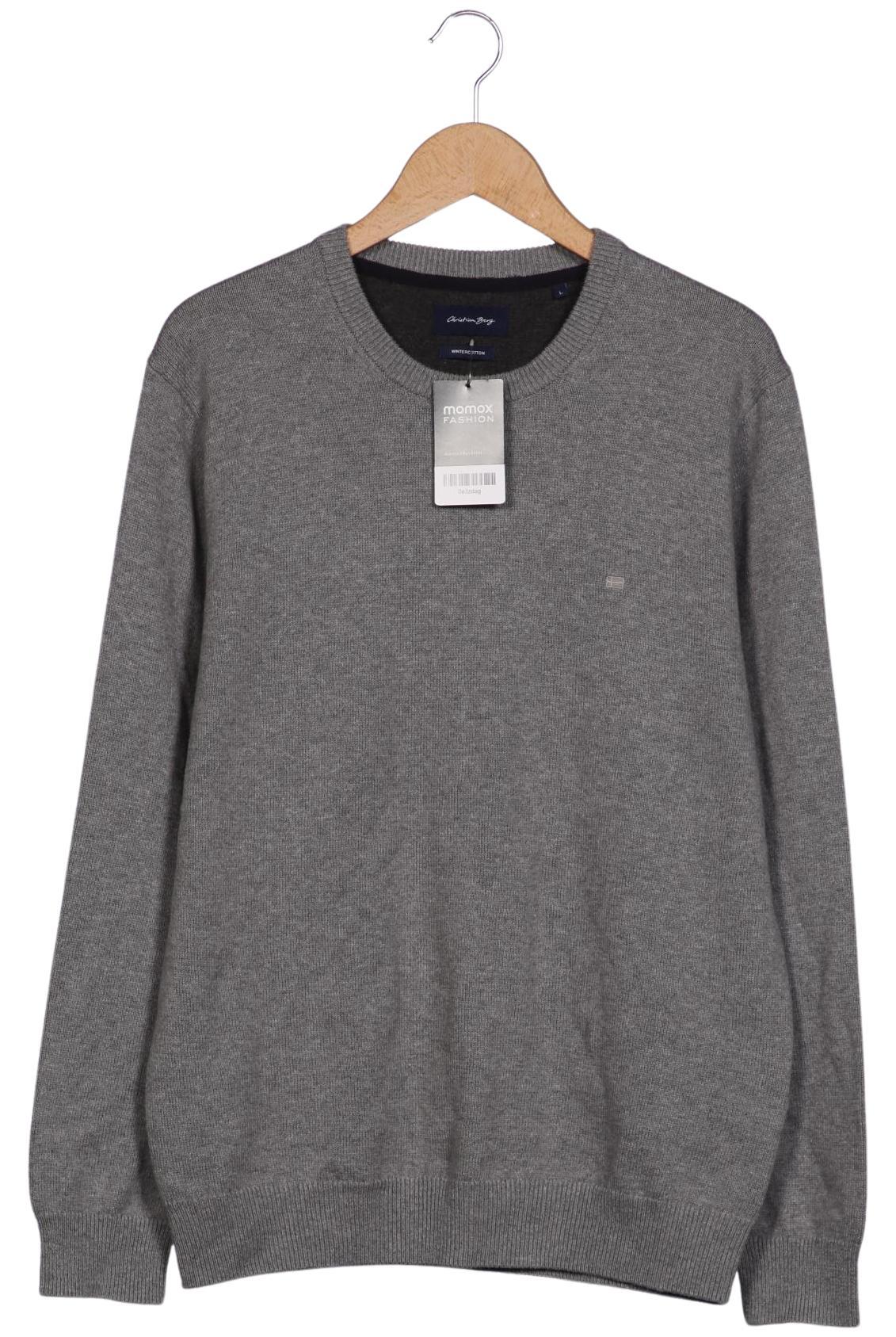

Christian Berg Herren Pullover, grau, Gr. 52