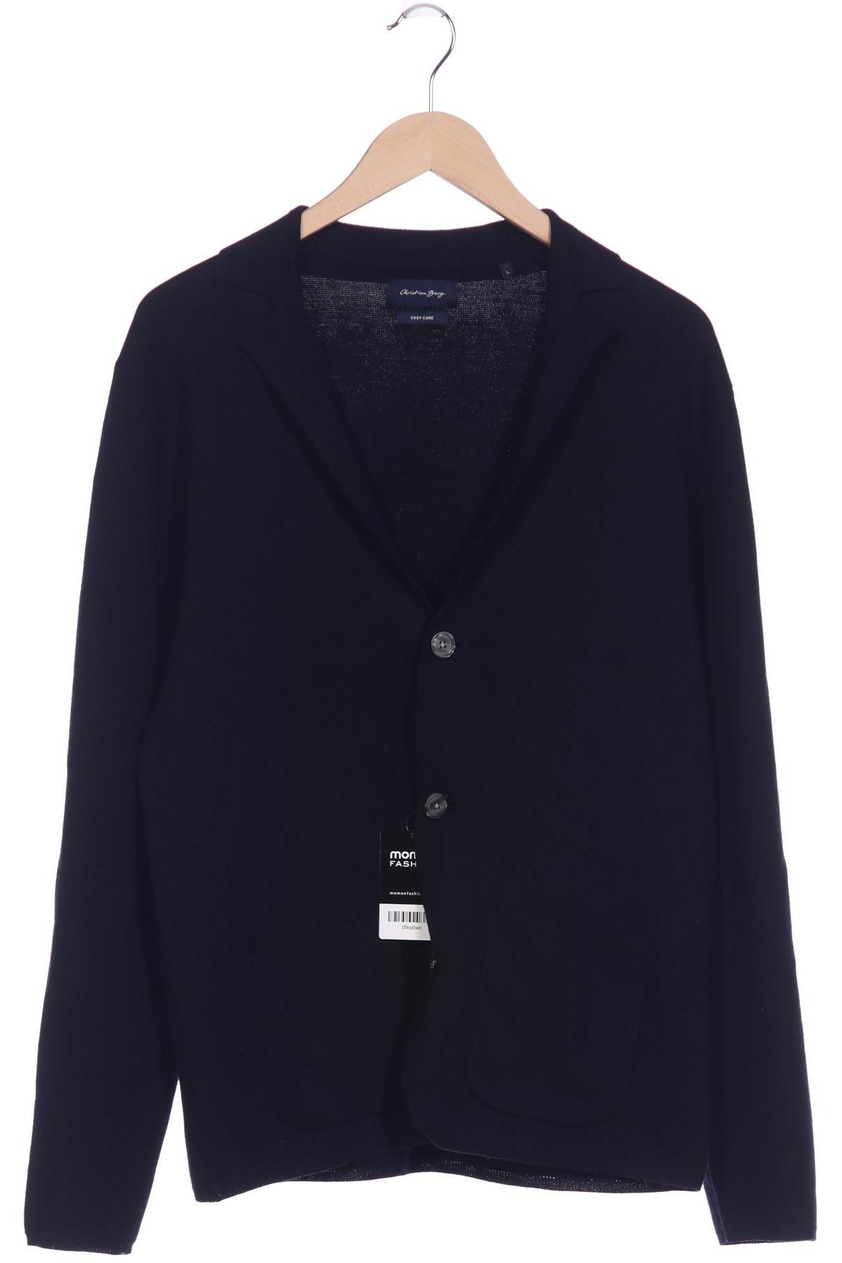 

Christian Berg Herren Strickjacke, marineblau, Gr. 52