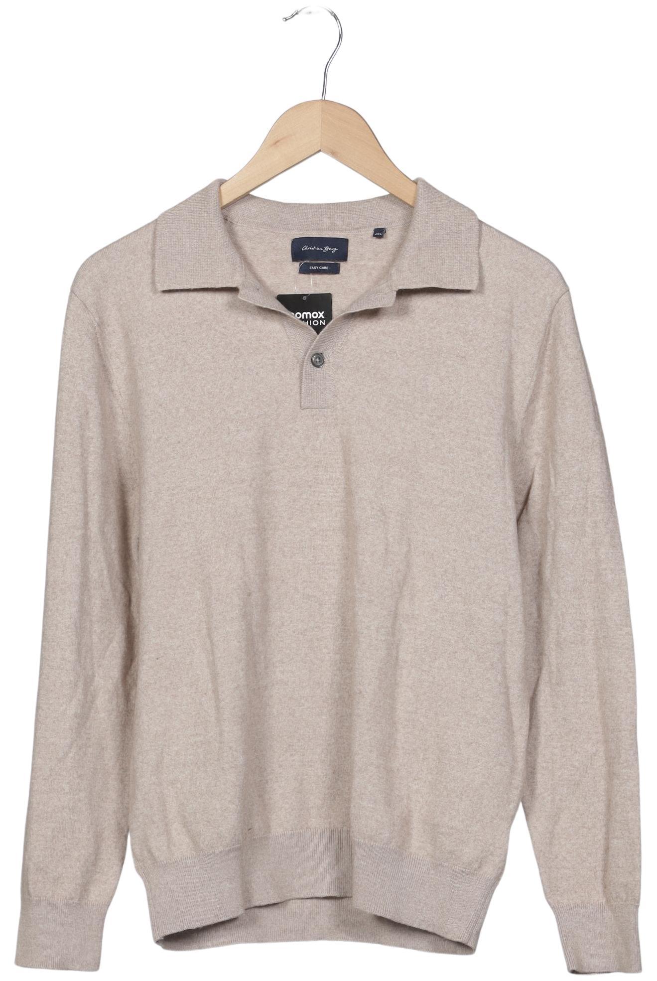 

Christian Berg Herren Poloshirt, beige, Gr. 56