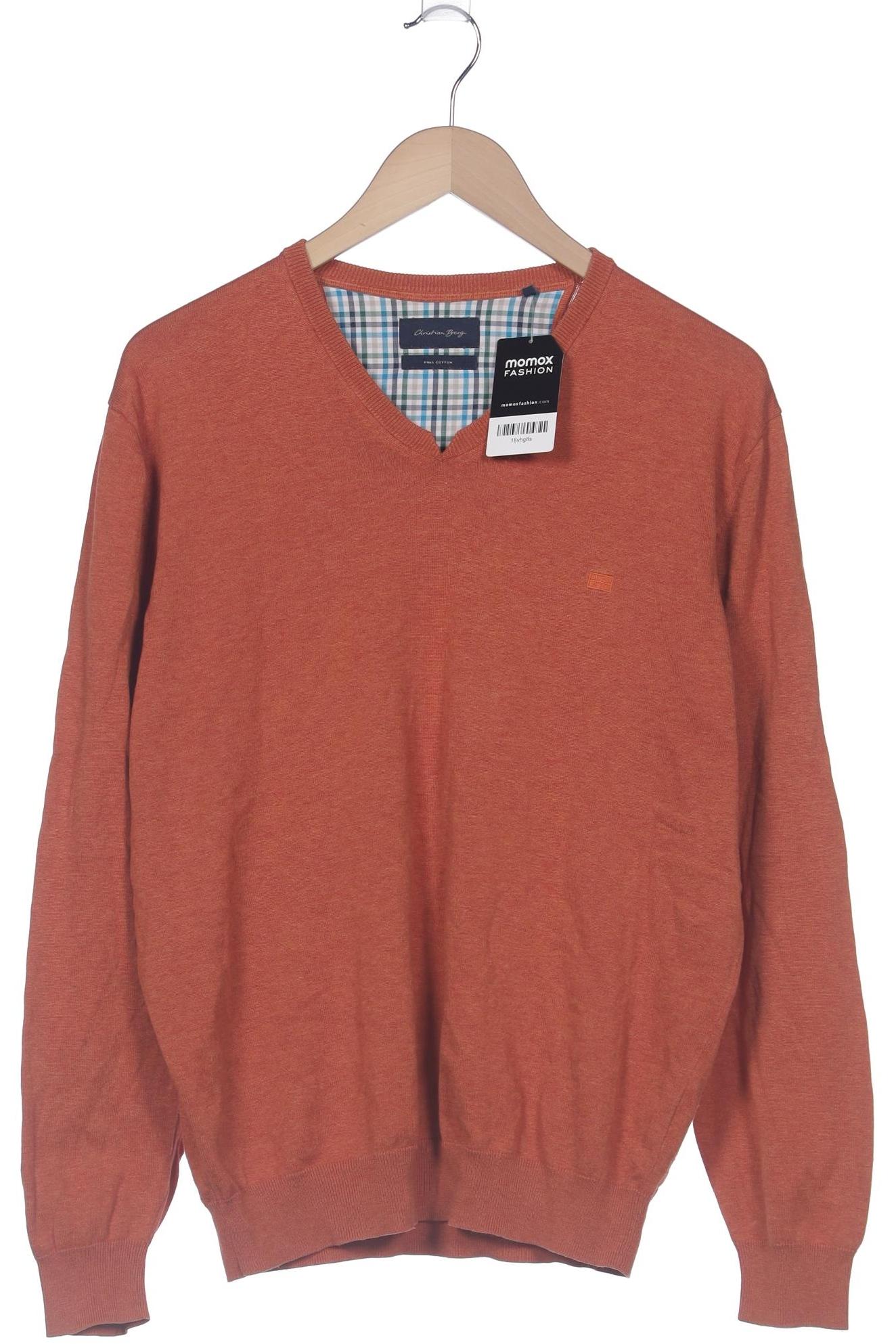 

Christian Berg Herren Pullover, orange, Gr. 48