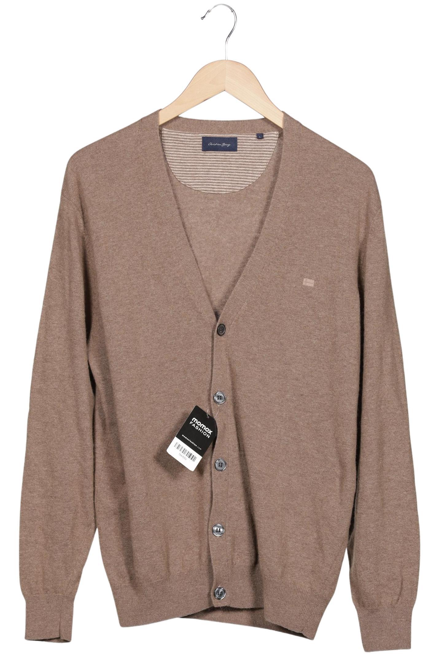 

Christian Berg Herren Strickjacke, beige, Gr. 52