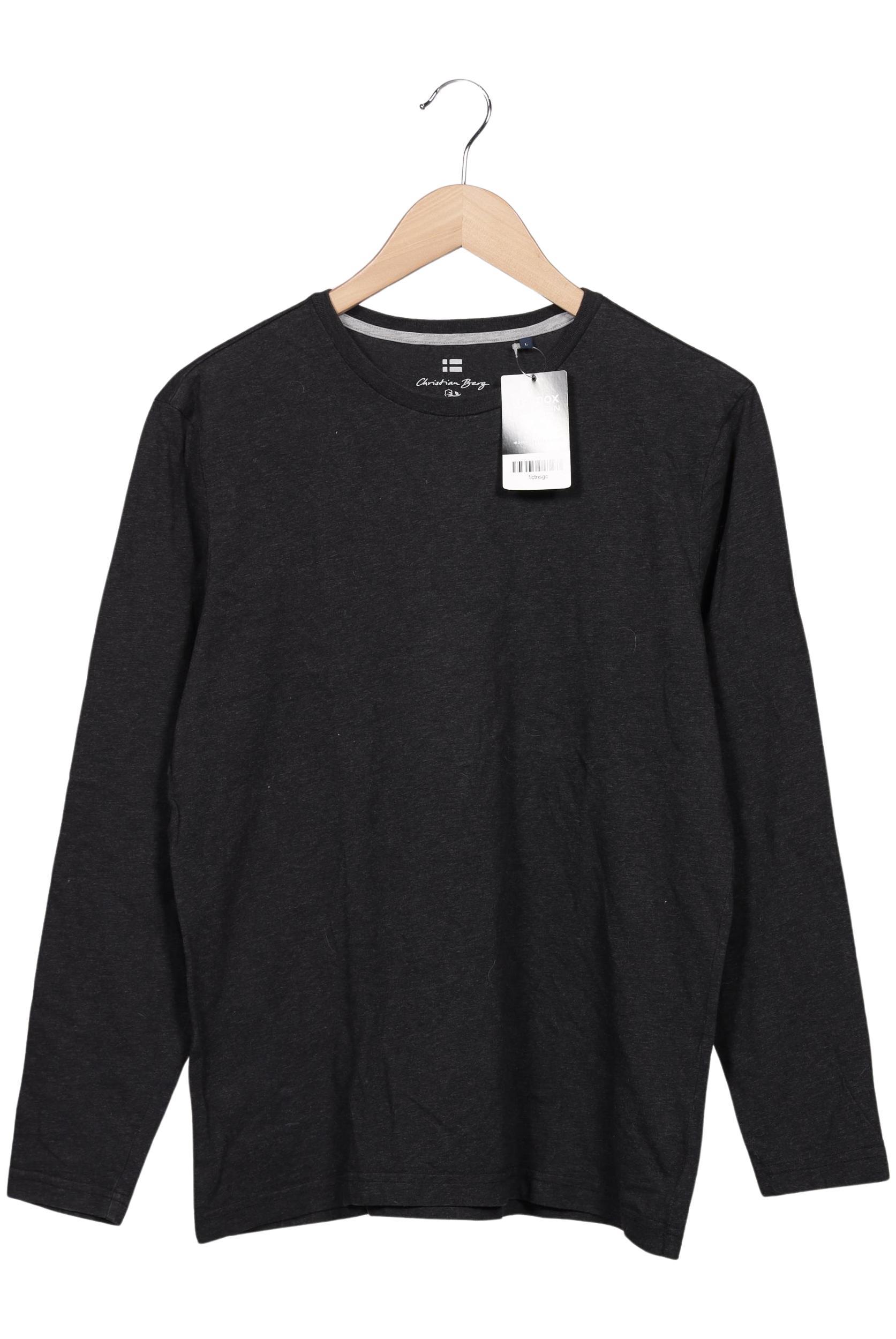 

Christian Berg Herren Langarmshirt, grau, Gr. 52