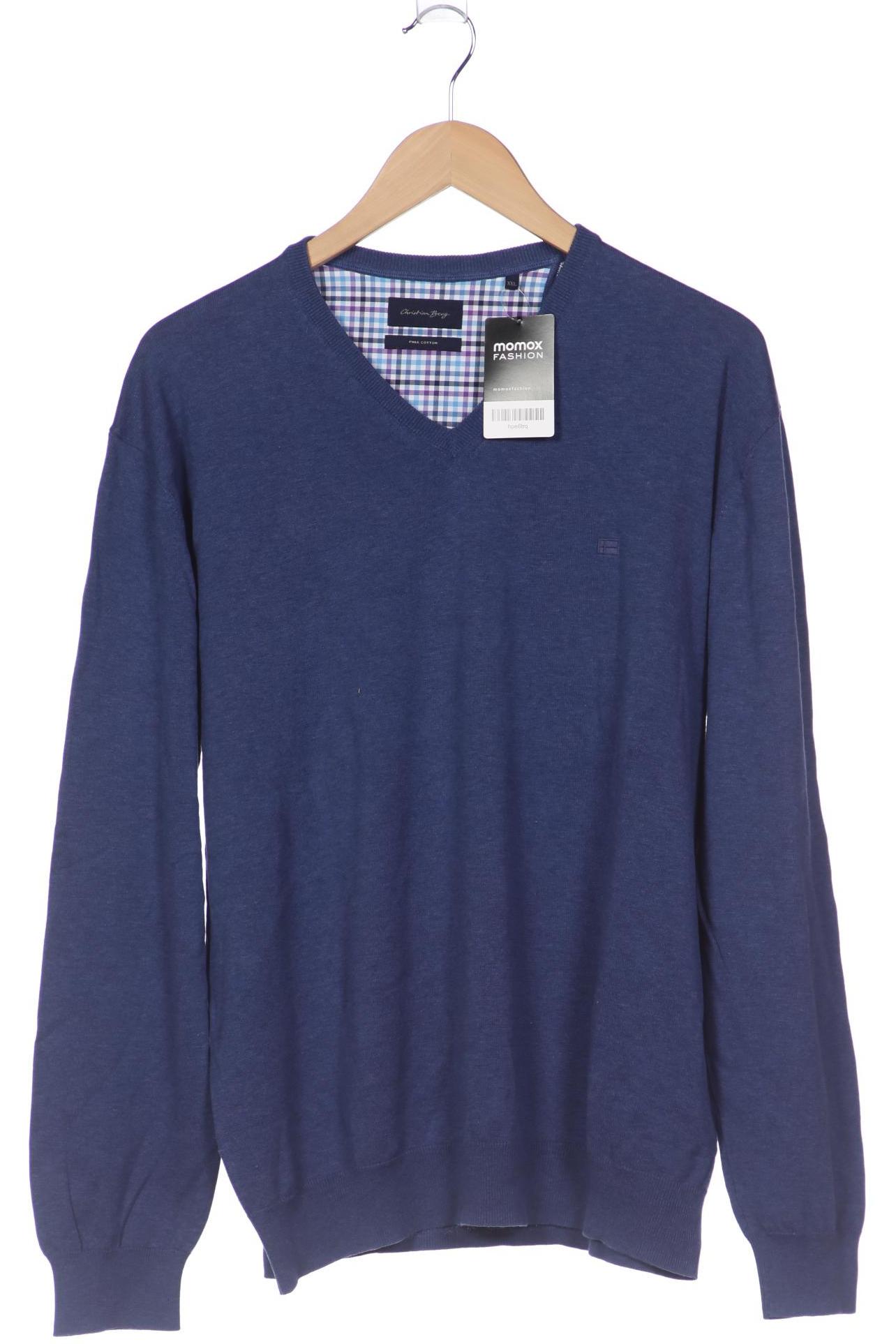 

Christian Berg Herren Pullover, blau, Gr. 56