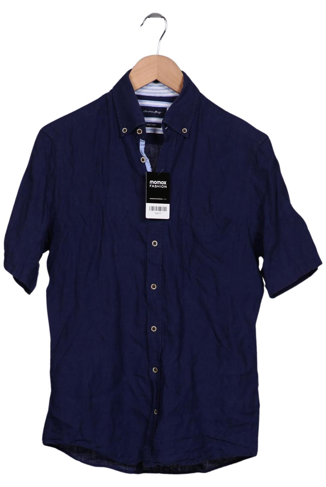 

Christian Berg Herren Hemd, marineblau, Gr. 46