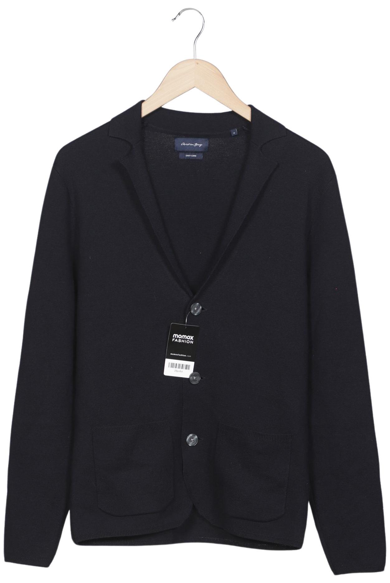 

Christian Berg Herren Strickjacke, marineblau, Gr. 46
