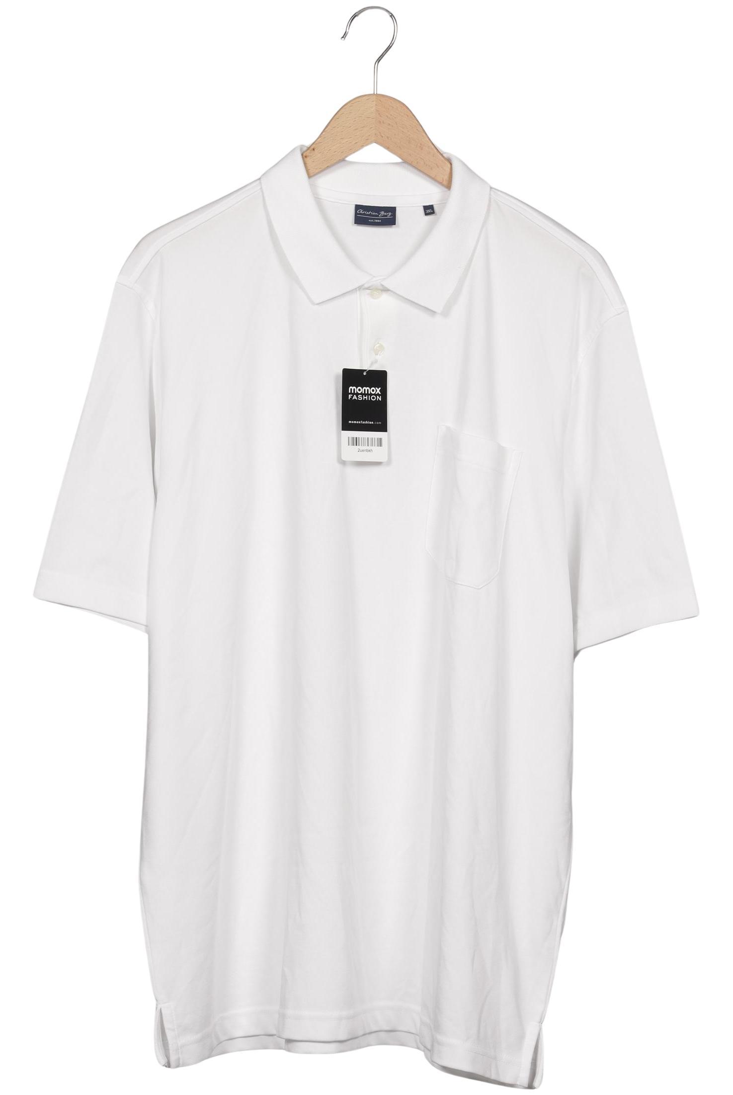 

Christian Berg Herren Poloshirt, weiß, Gr. 58