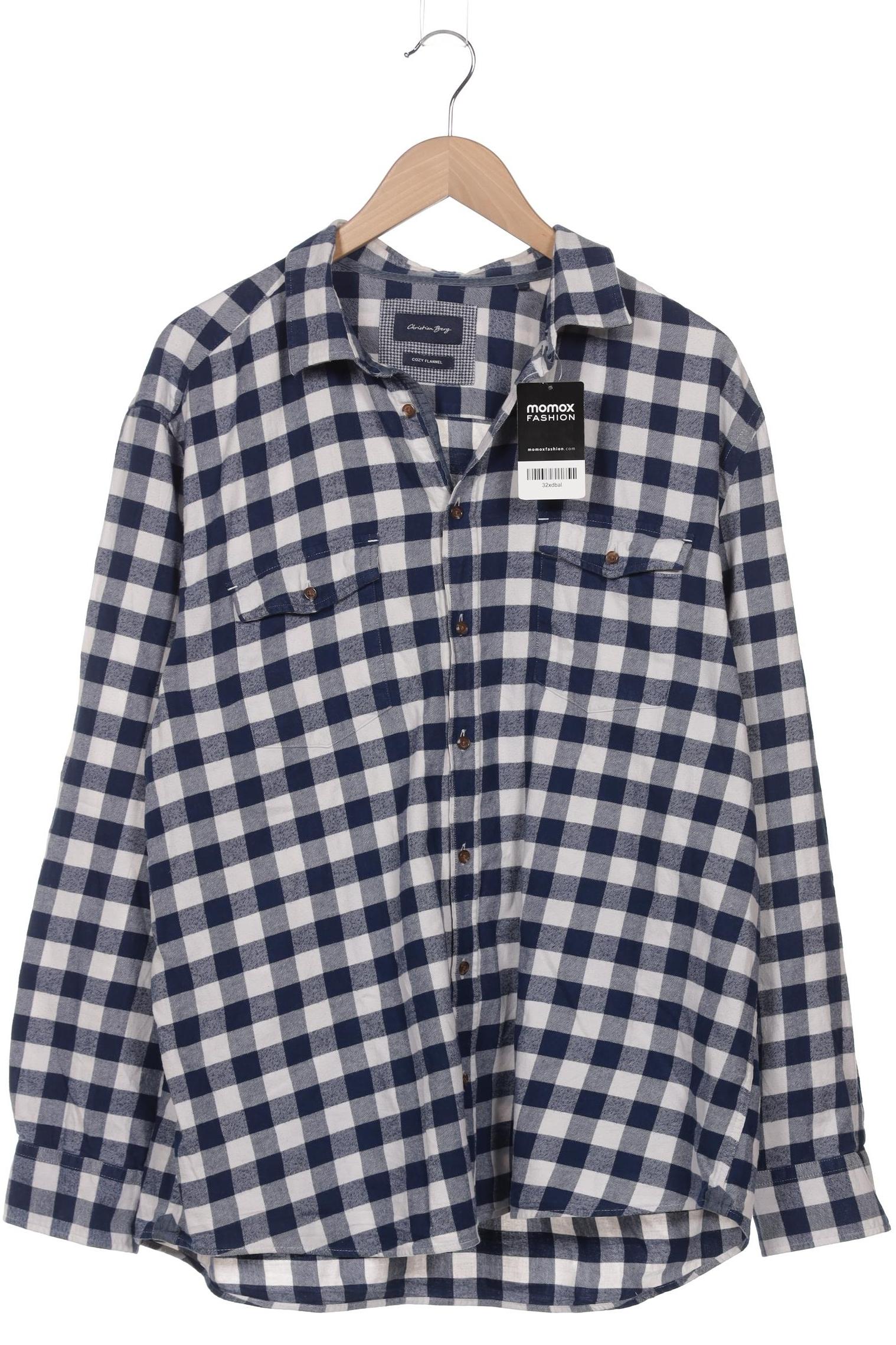 

Christian Berg Herren Hemd, marineblau, Gr. 56
