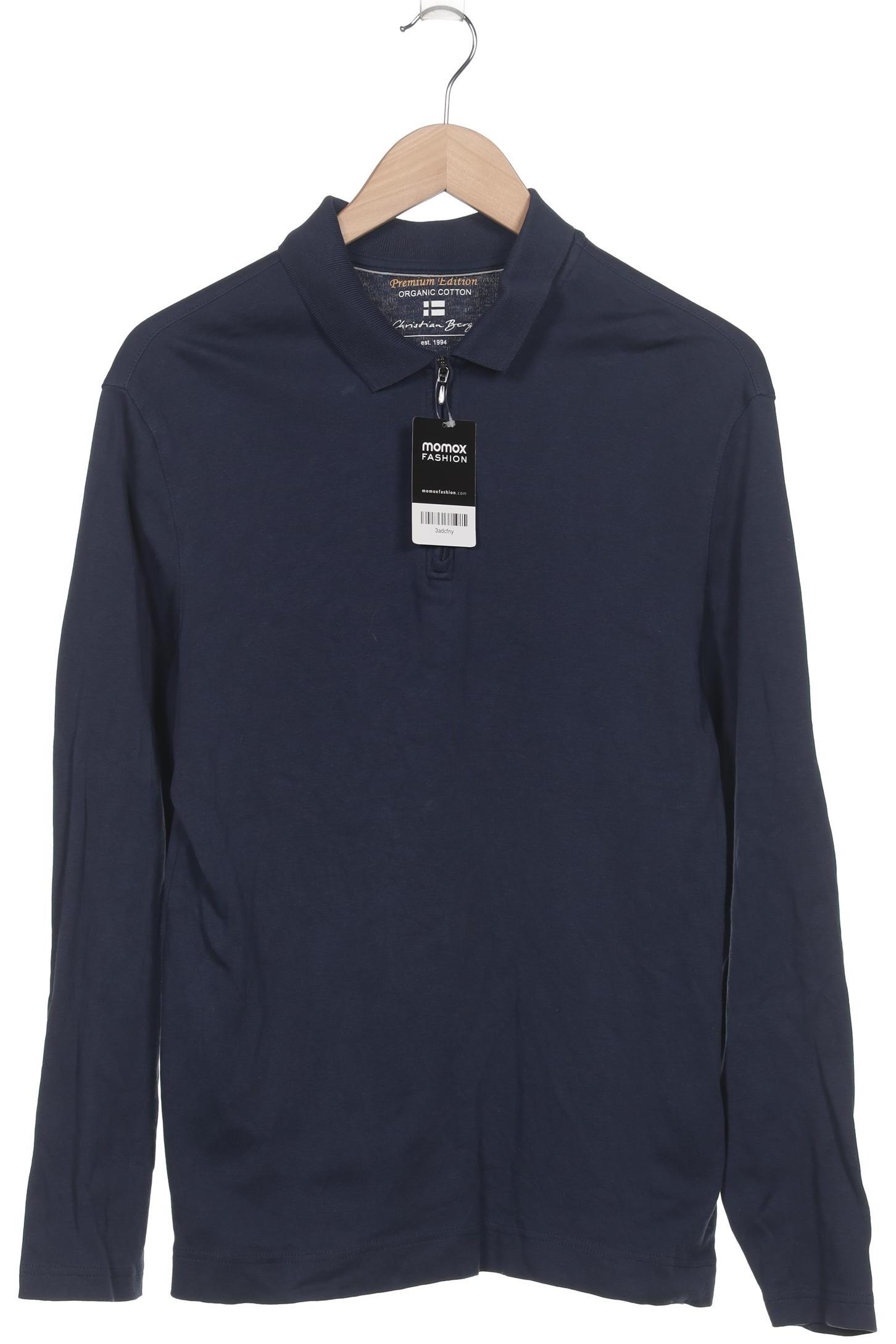 

Christian Berg Herren Langarmshirt, marineblau, Gr. 48