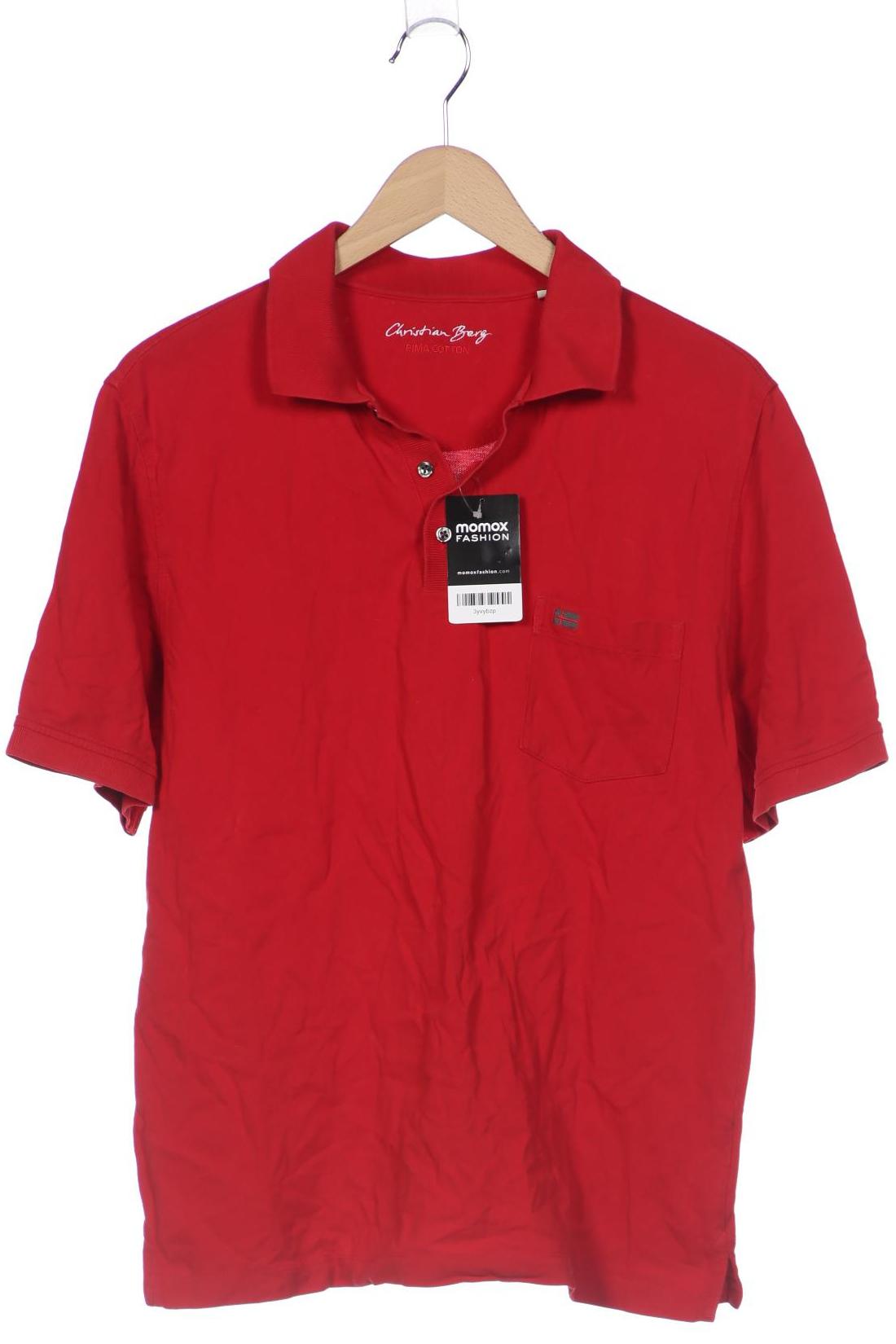 

Christian Berg Herren Poloshirt, rot