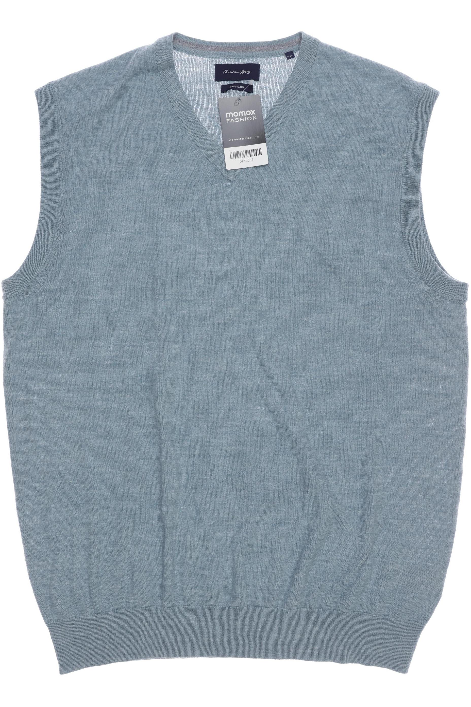 

Christian Berg Herren Pullover, türkis, Gr. 56