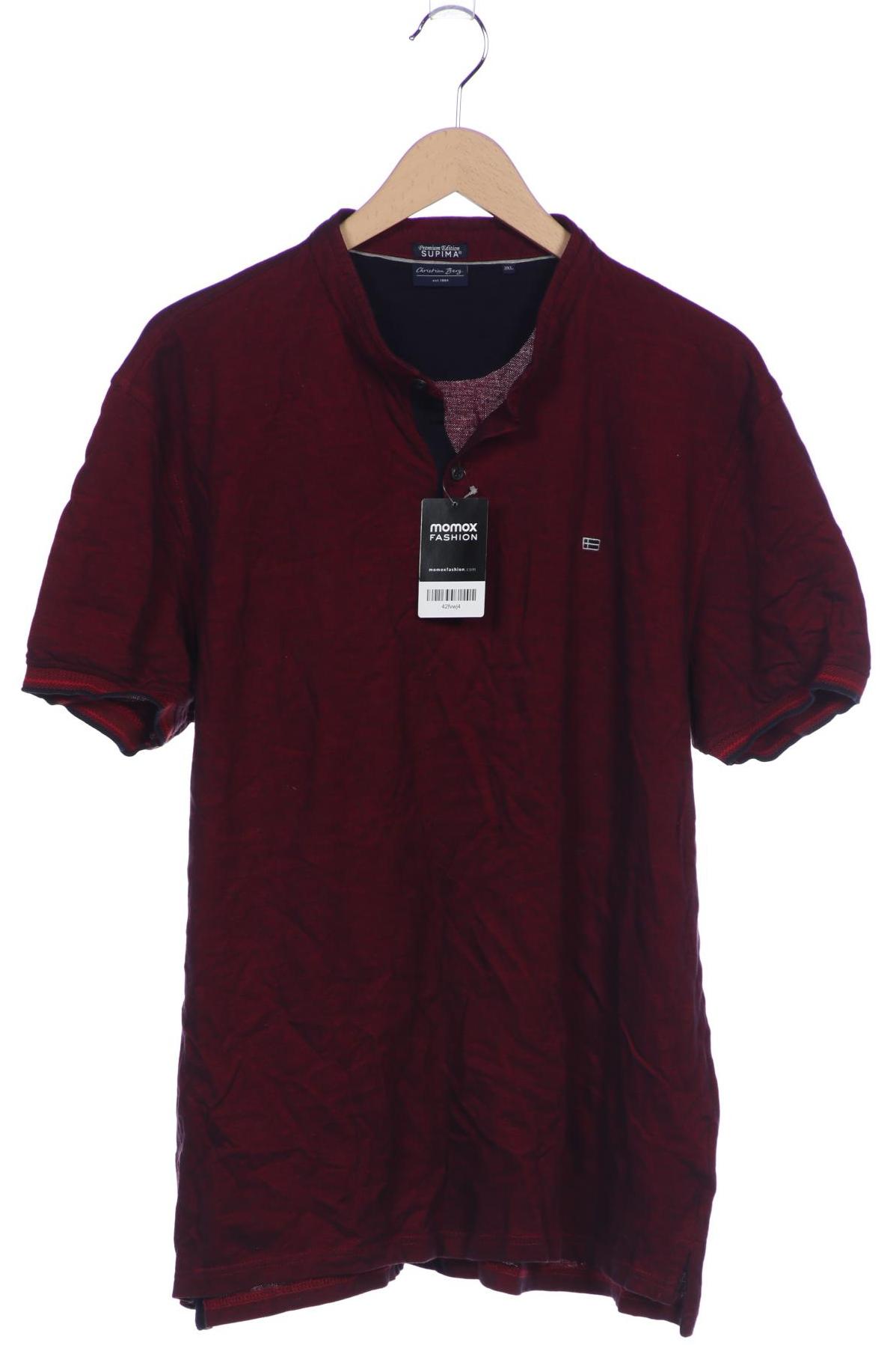 

Christian Berg Herren Poloshirt, bordeaux, Gr. 58