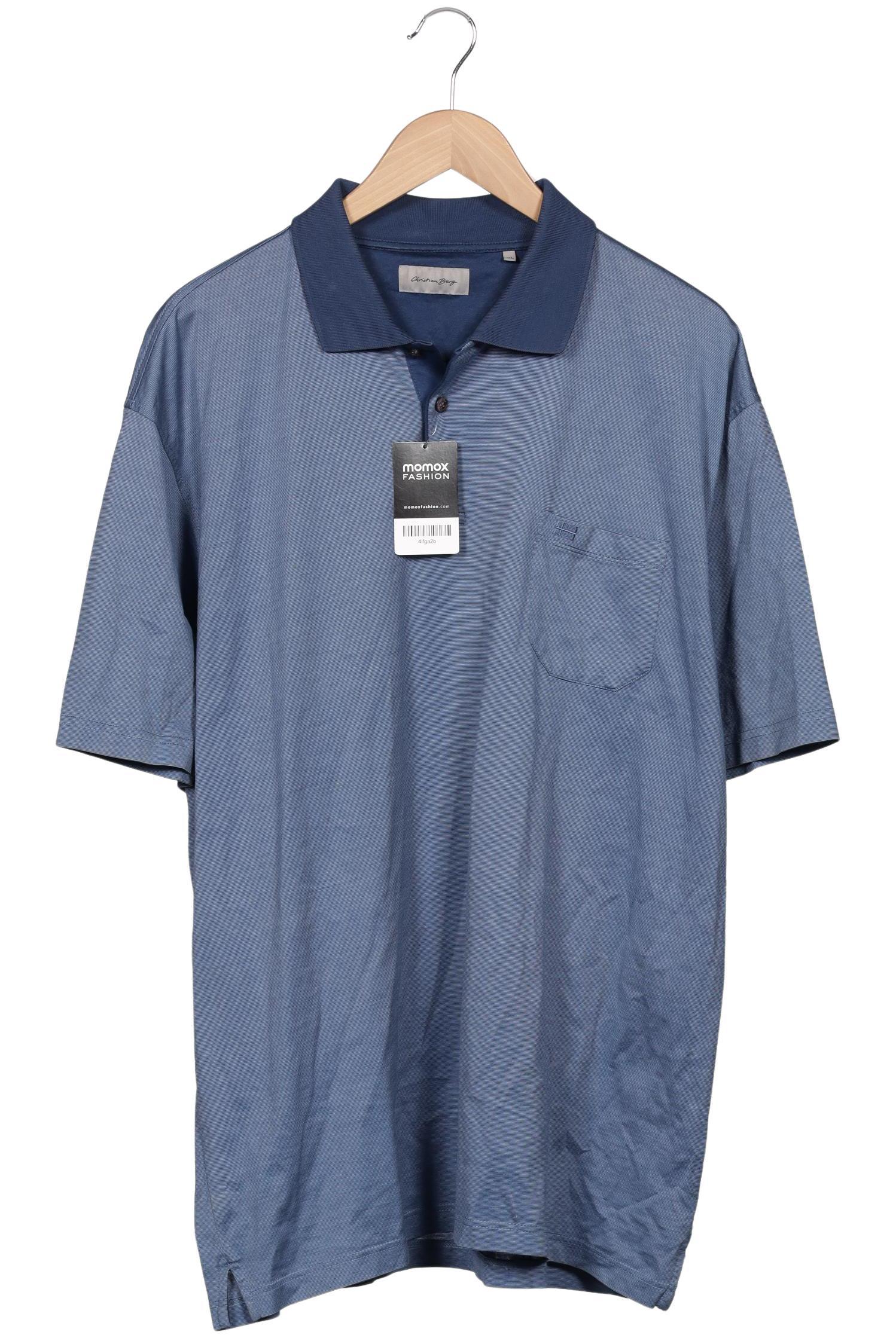 

Christian Berg Herren Poloshirt, blau, Gr. 58