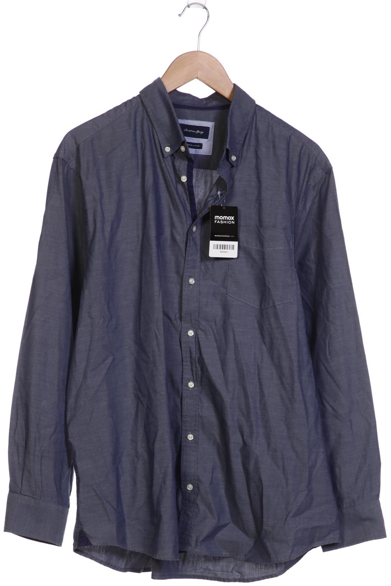 

Christian Berg Herren Hemd, blau, Gr. 56