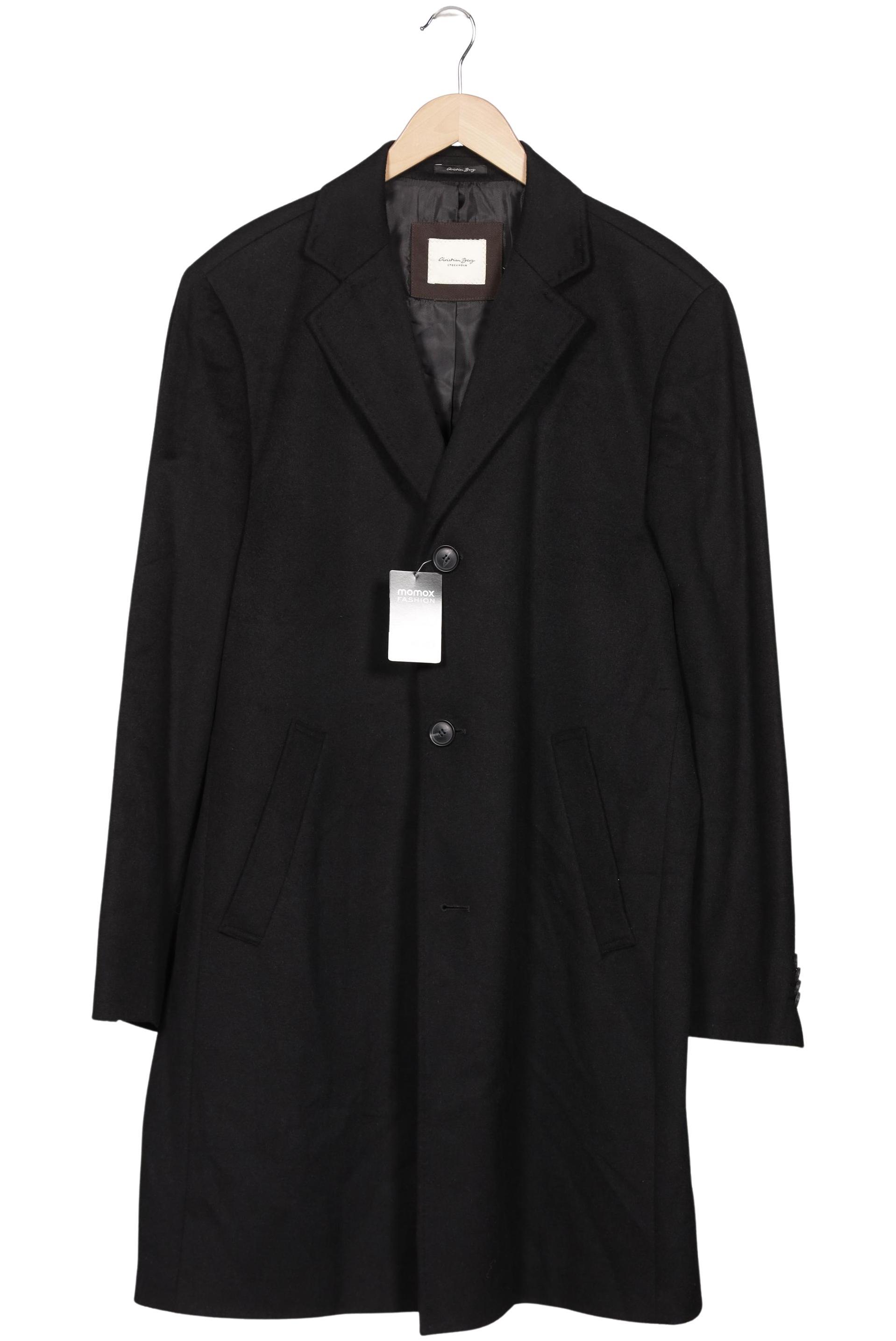 Thumbnail - Christian Berg Herren Mantel, schwarz, Gr. 56