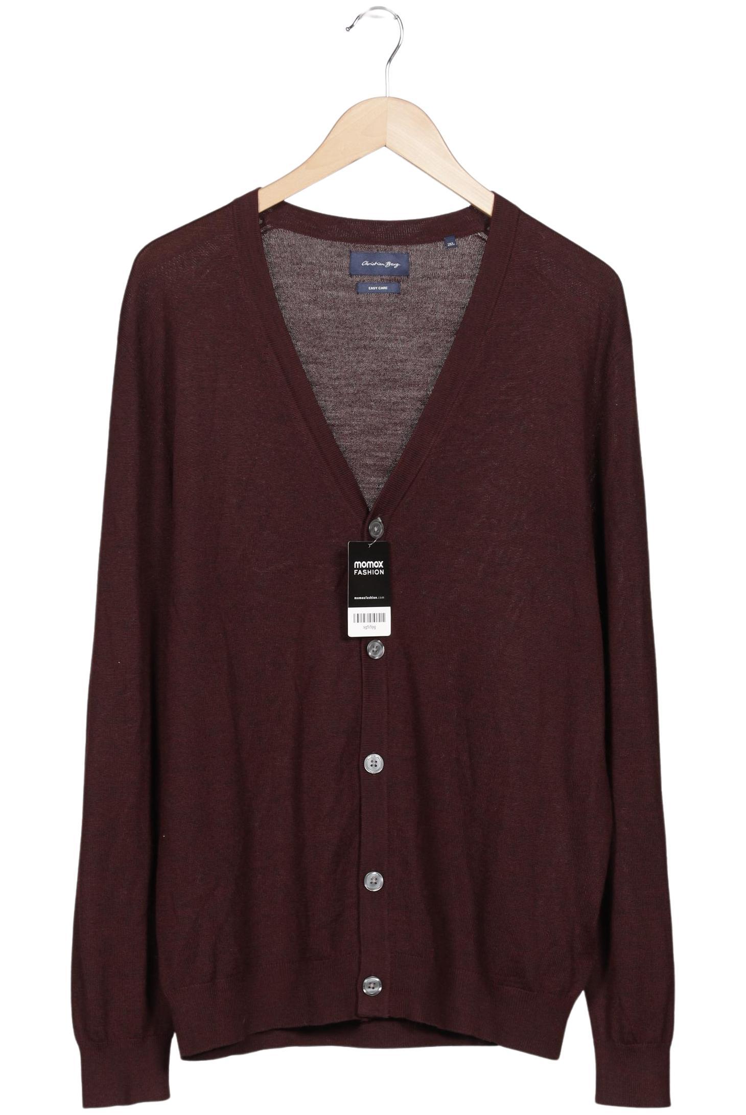 Thumbnail - Christian Berg Herren Strickjacke, bordeaux, Gr. 56