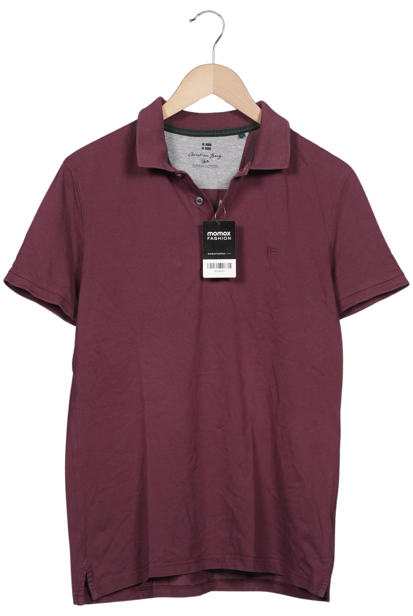 

Christian Berg Herren Poloshirt, bordeaux, Gr. 52