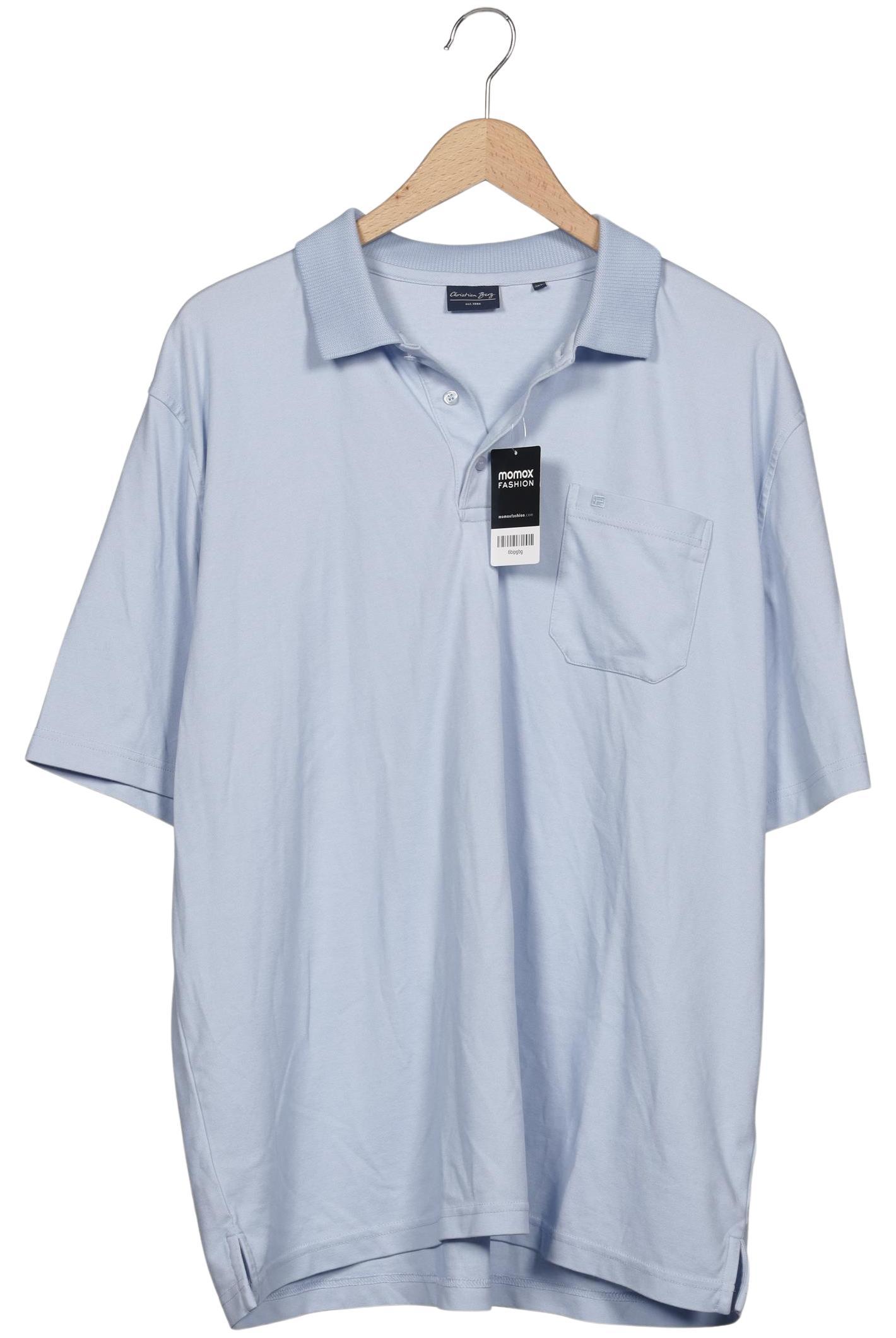 Thumbnail - Christian Berg Herren Poloshirt, hellblau, Gr. 58
