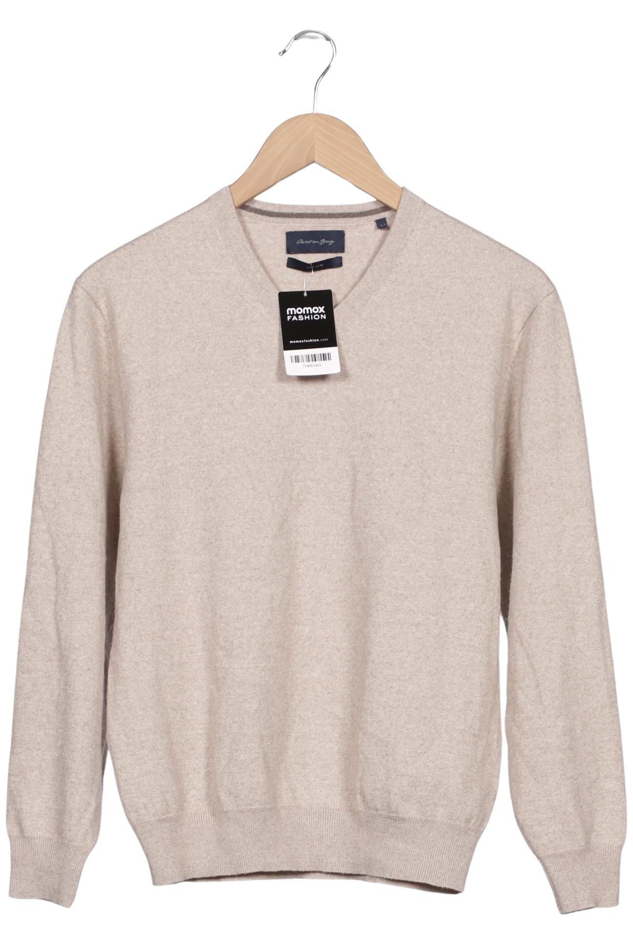 

Christian Berg Herren Pullover, beige, Gr. 52