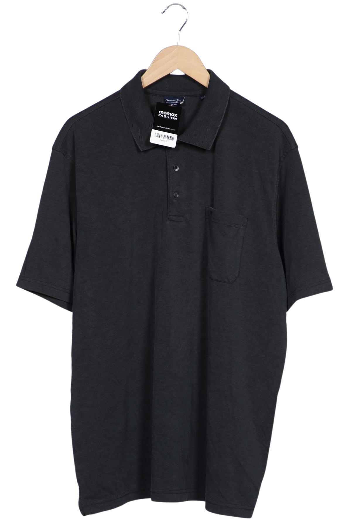 

Christian Berg Herren Poloshirt, grau, Gr. 58