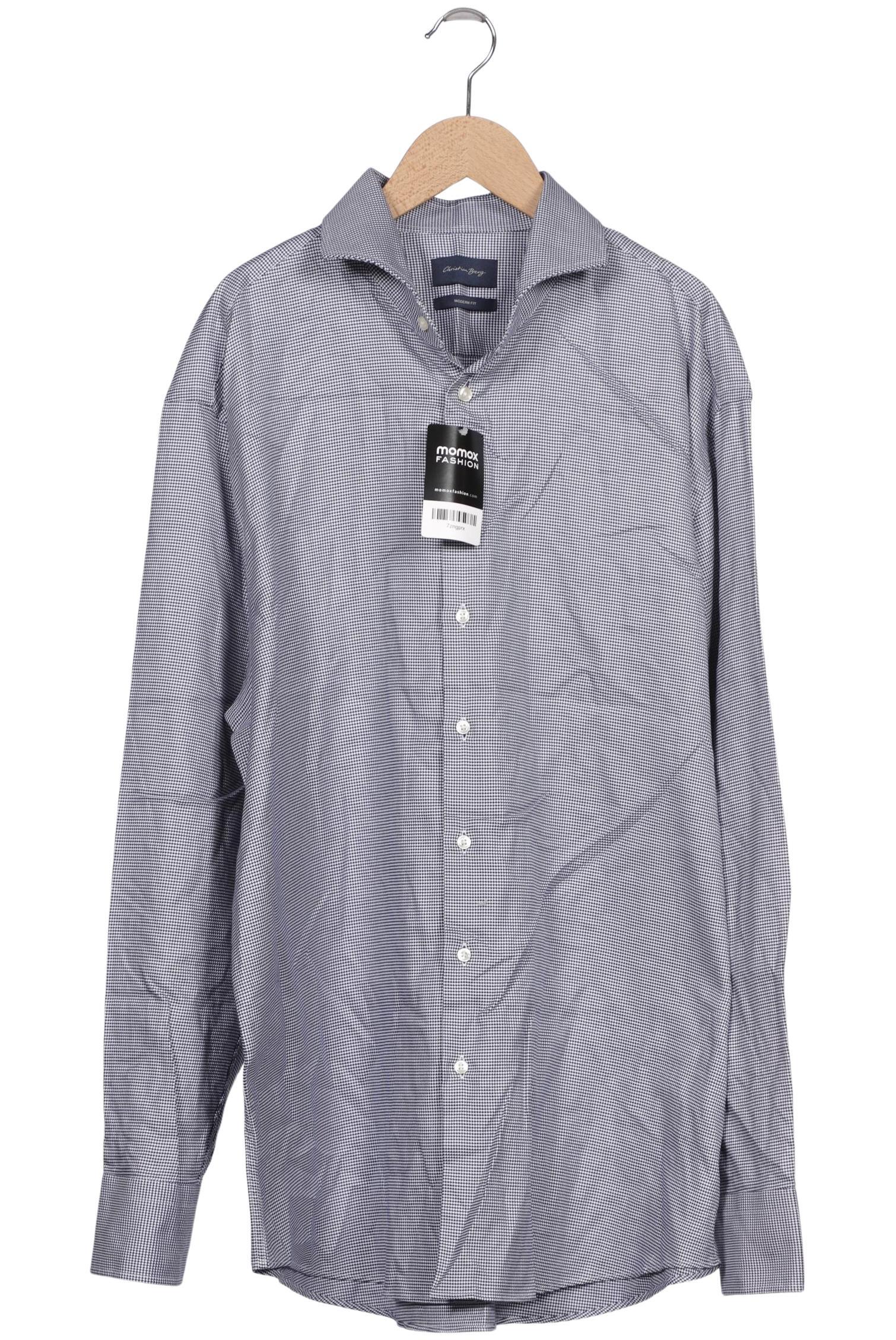 

Christian Berg Herren Hemd, marineblau, Gr. 56