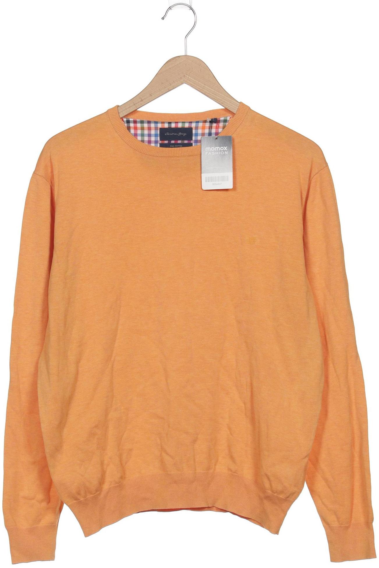 

Christian Berg Herren Pullover, orange, Gr. 52