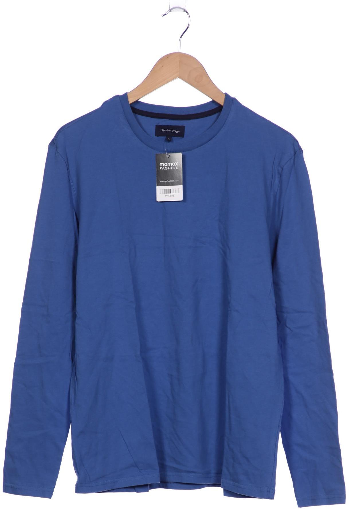 

Christian Berg Herren Langarmshirt, blau, Gr. 54