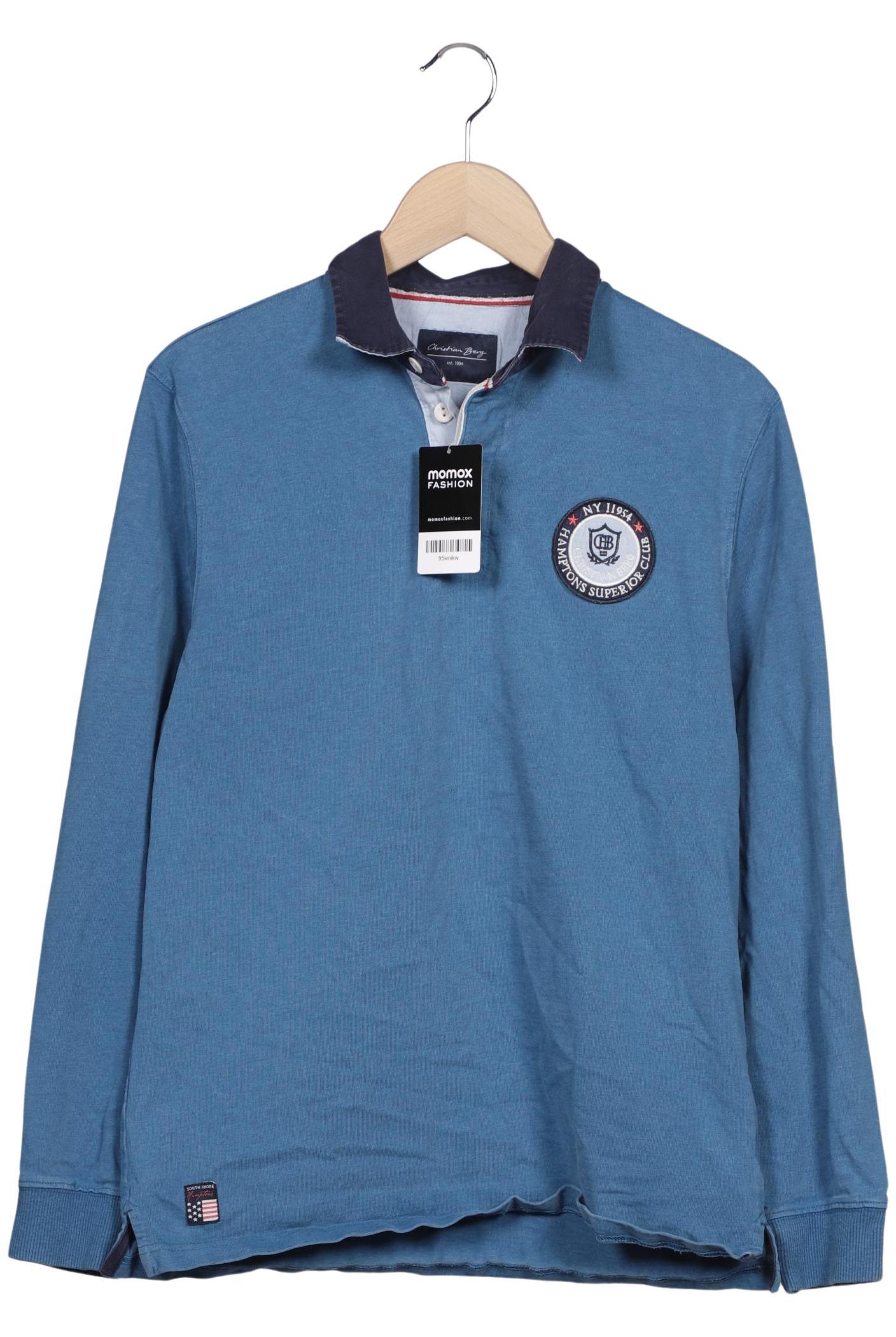 

Christian Berg Herren Poloshirt, blau, Gr. 52
