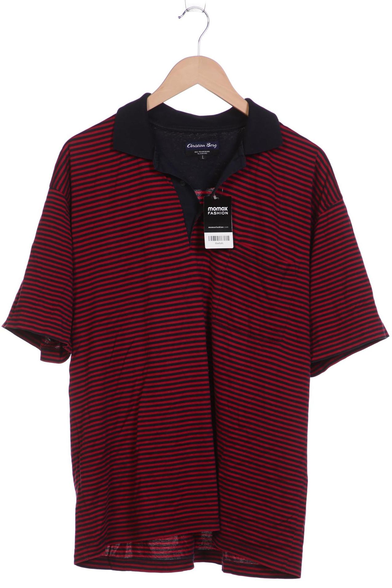 

Christian Berg Herren Poloshirt, rot, Gr. 52