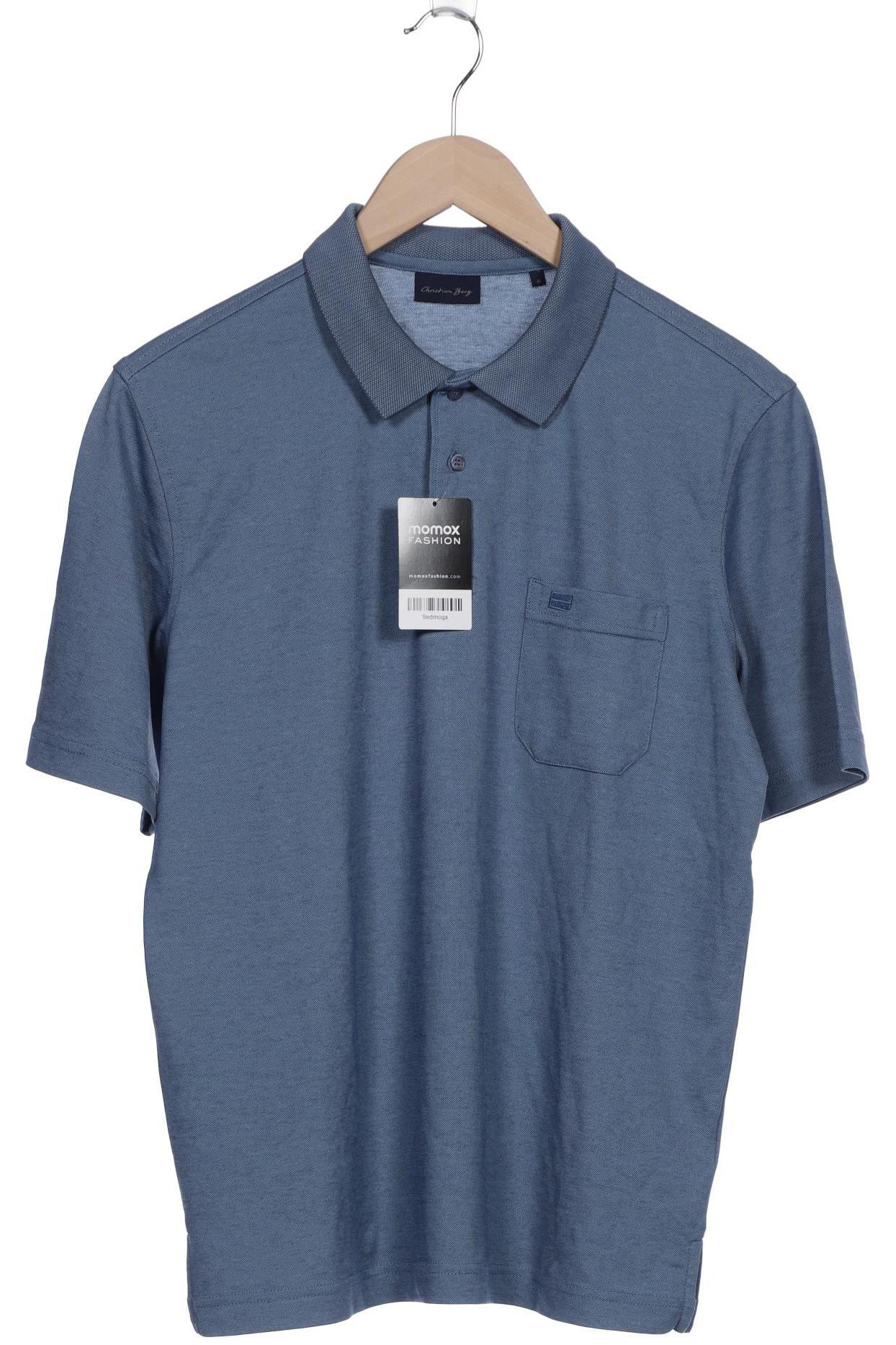 

Christian Berg Herren Poloshirt, blau, Gr. 46