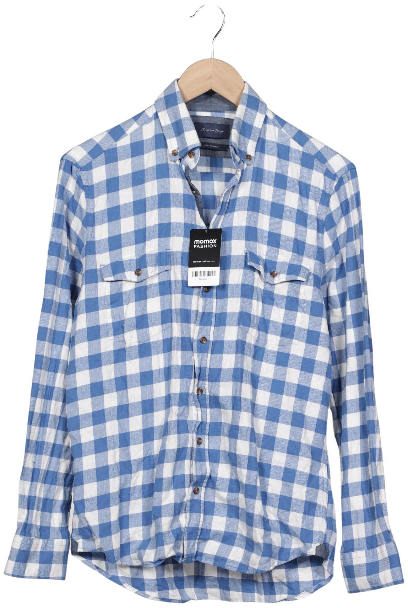 

Christian Berg Herren Hemd, blau, Gr. 46