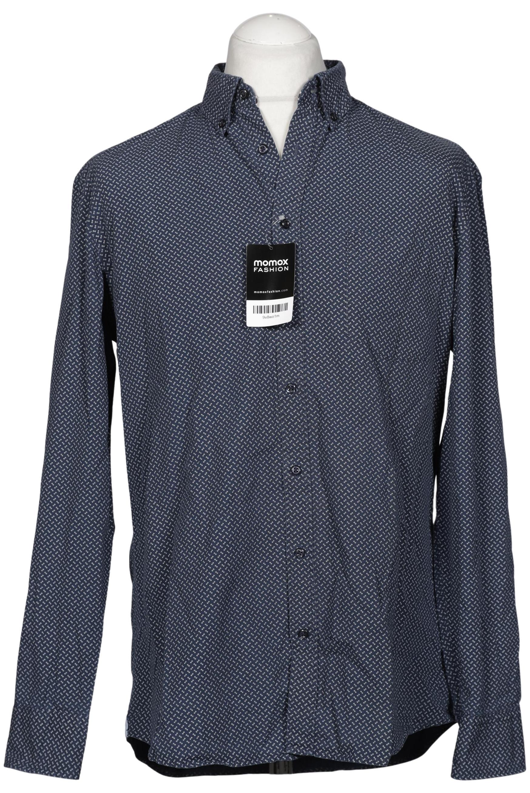 

Christian Berg Herren Hemd, marineblau, Gr. 52