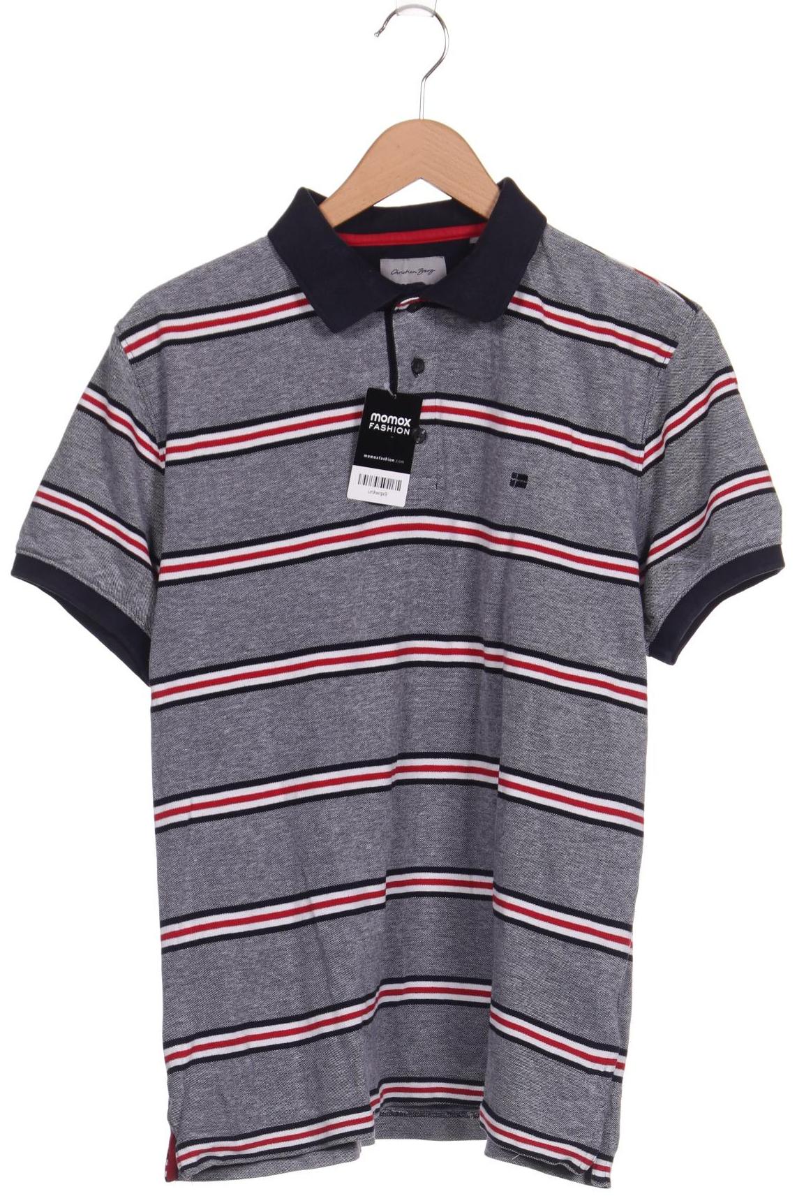 

Christian Berg Herren Poloshirt, grau, Gr. 52