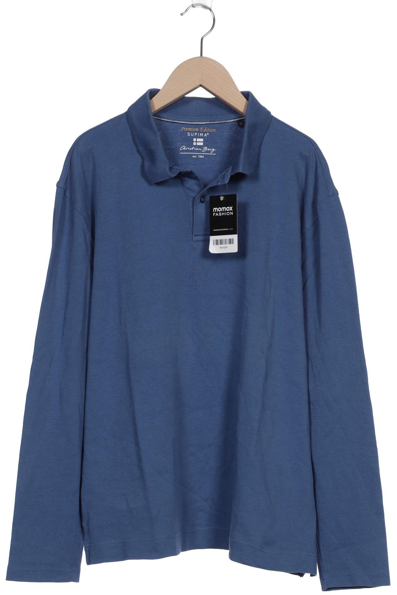 

Christian Berg Herren Poloshirt, blau, Gr. 52