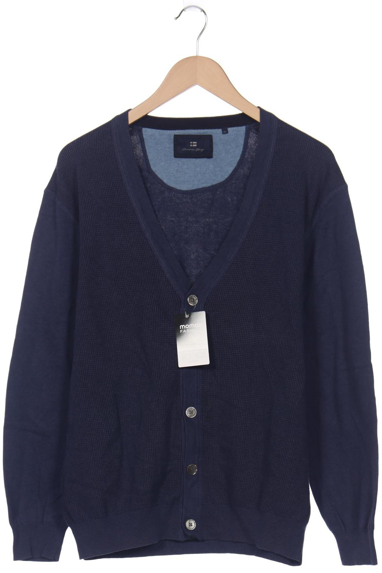 

Christian Berg Herren Strickjacke, marineblau